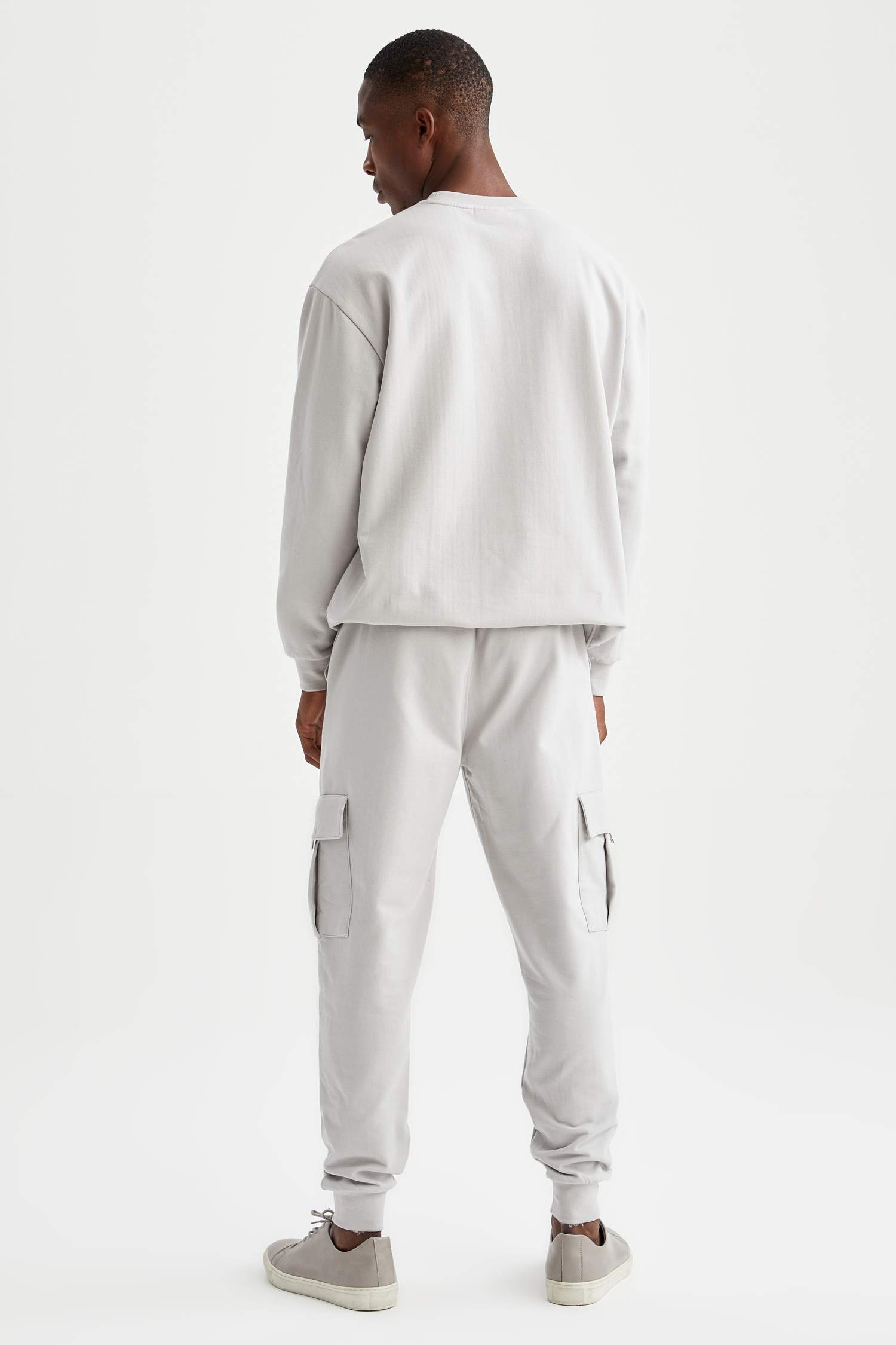 Slim Fit Kargo Cepli Jogger Eşofman Altı