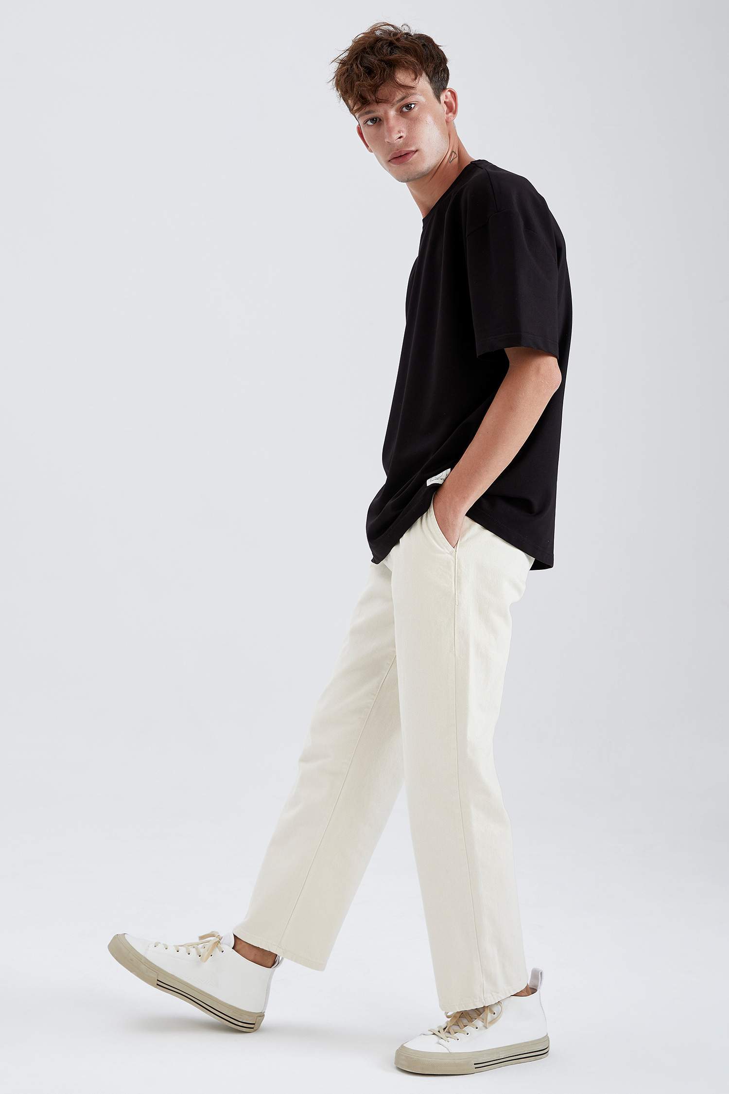 Cropped Fit Chino Pantolon