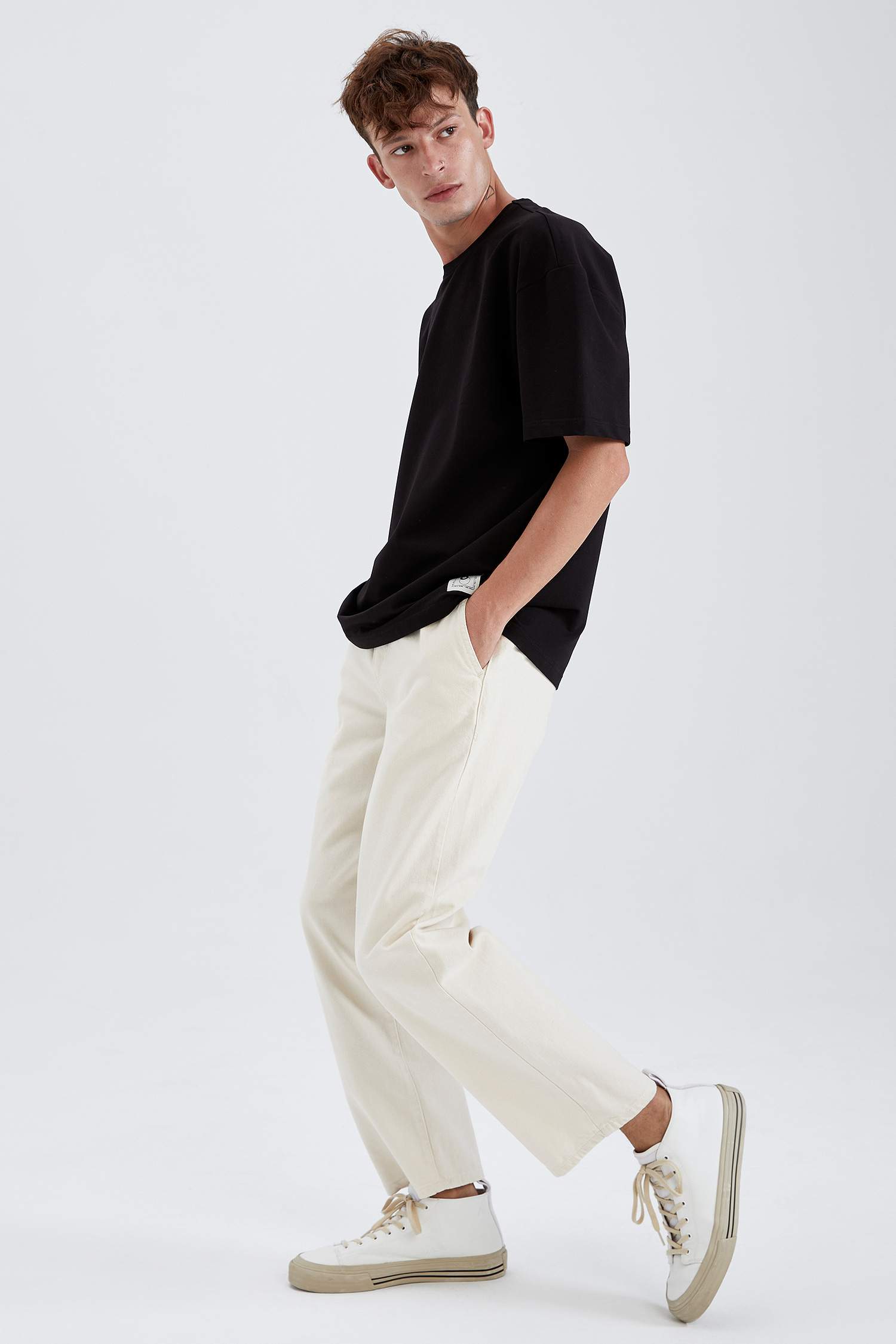 Cropped Fit Chino Pantolon