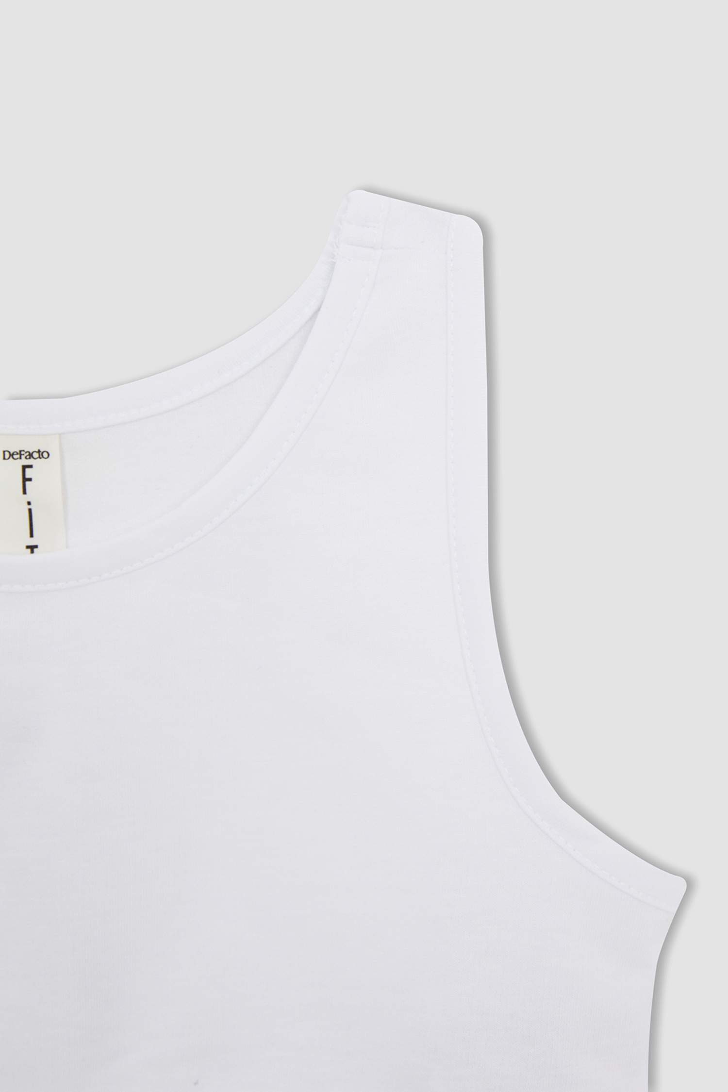 Kız Çocuk Regular Fit Basic Crop Atlet