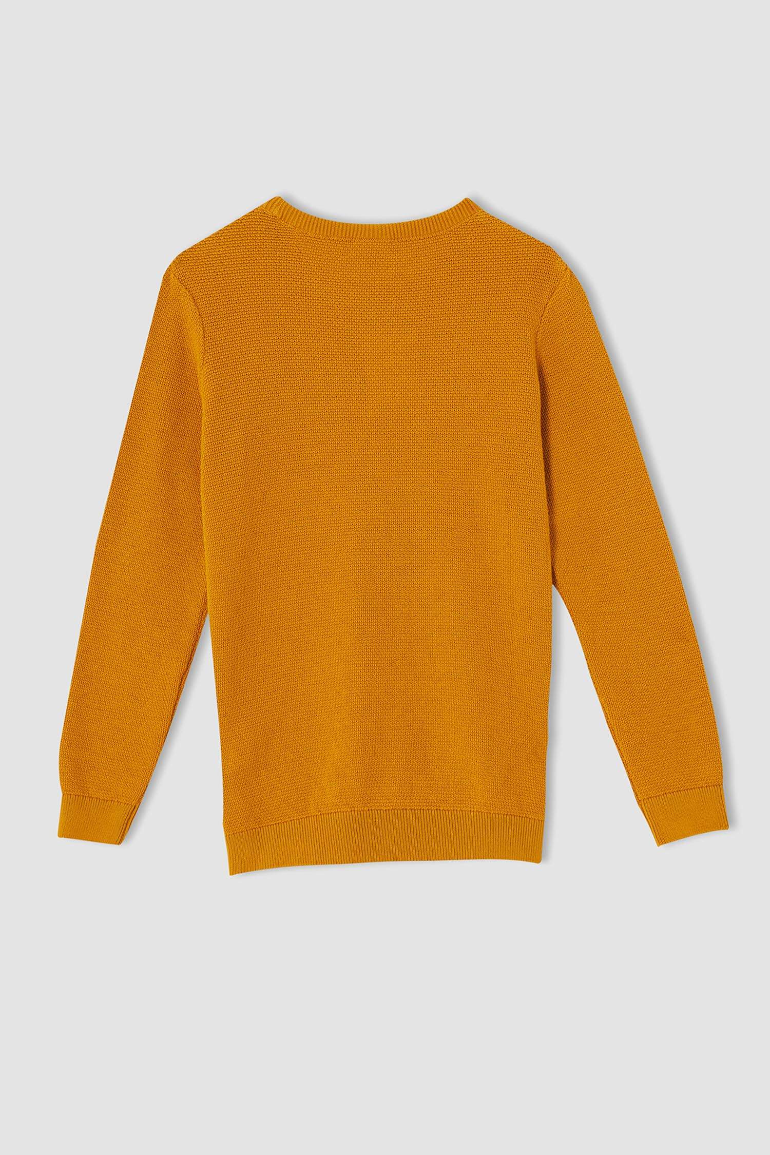 Erkek Çocuk Slim Fit Bisiklet Yaka Triko Kazak