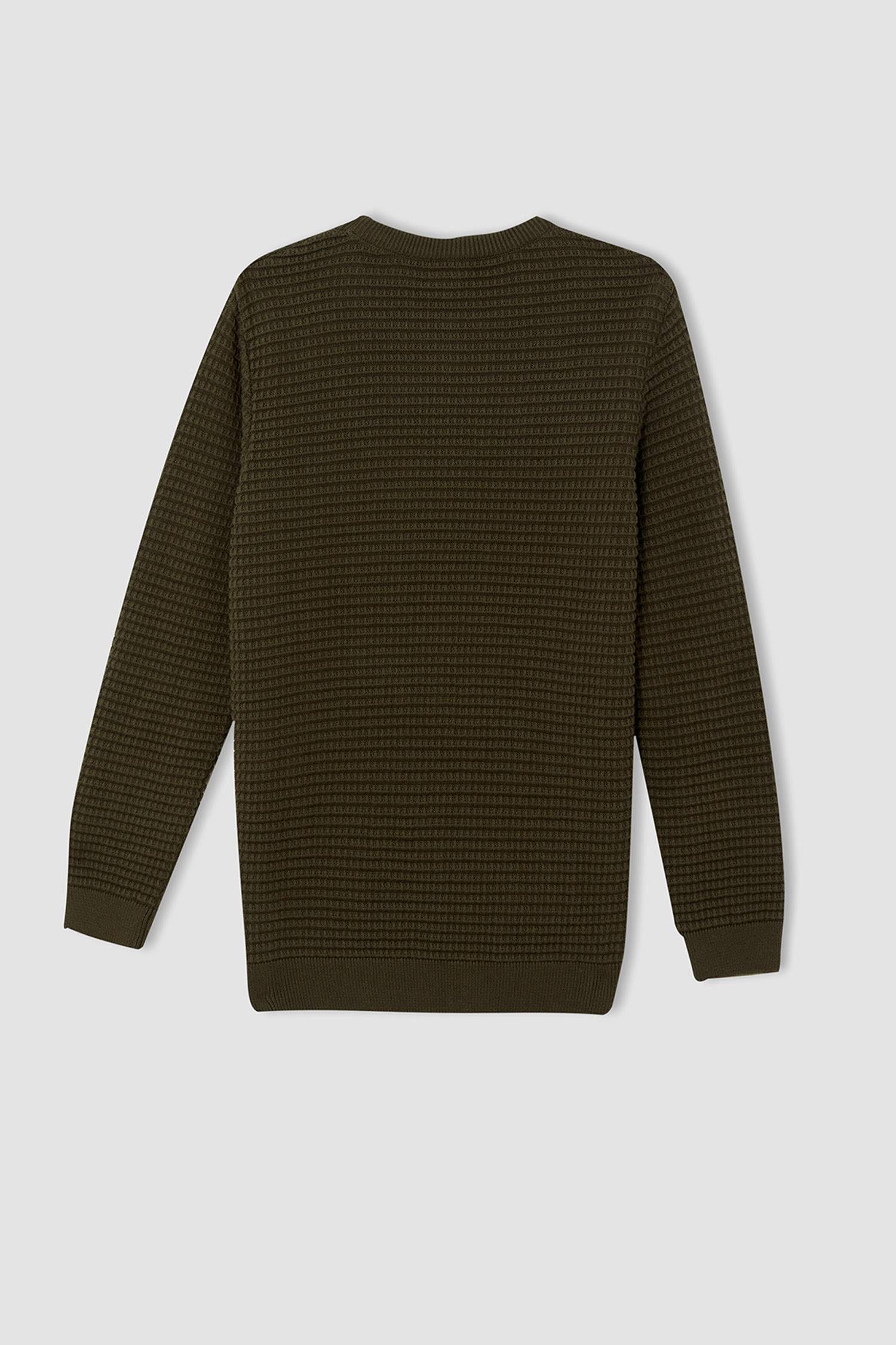 Erkek Çocuk Regular Fit Bisiklet Yaka Triko Kazak
