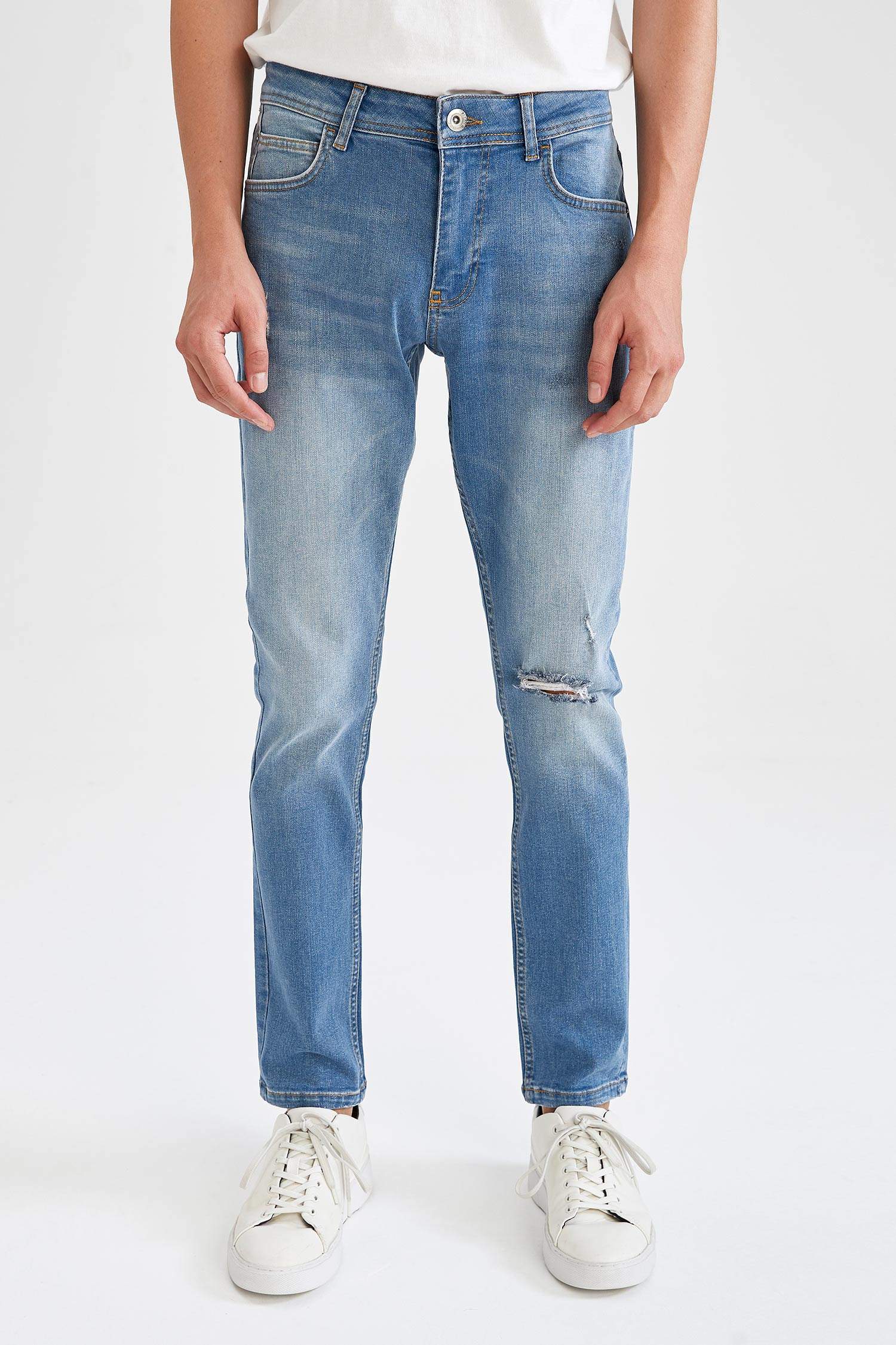 Carlo Skinny Fit Düşük Bel Dar Paça Jean Pantolon