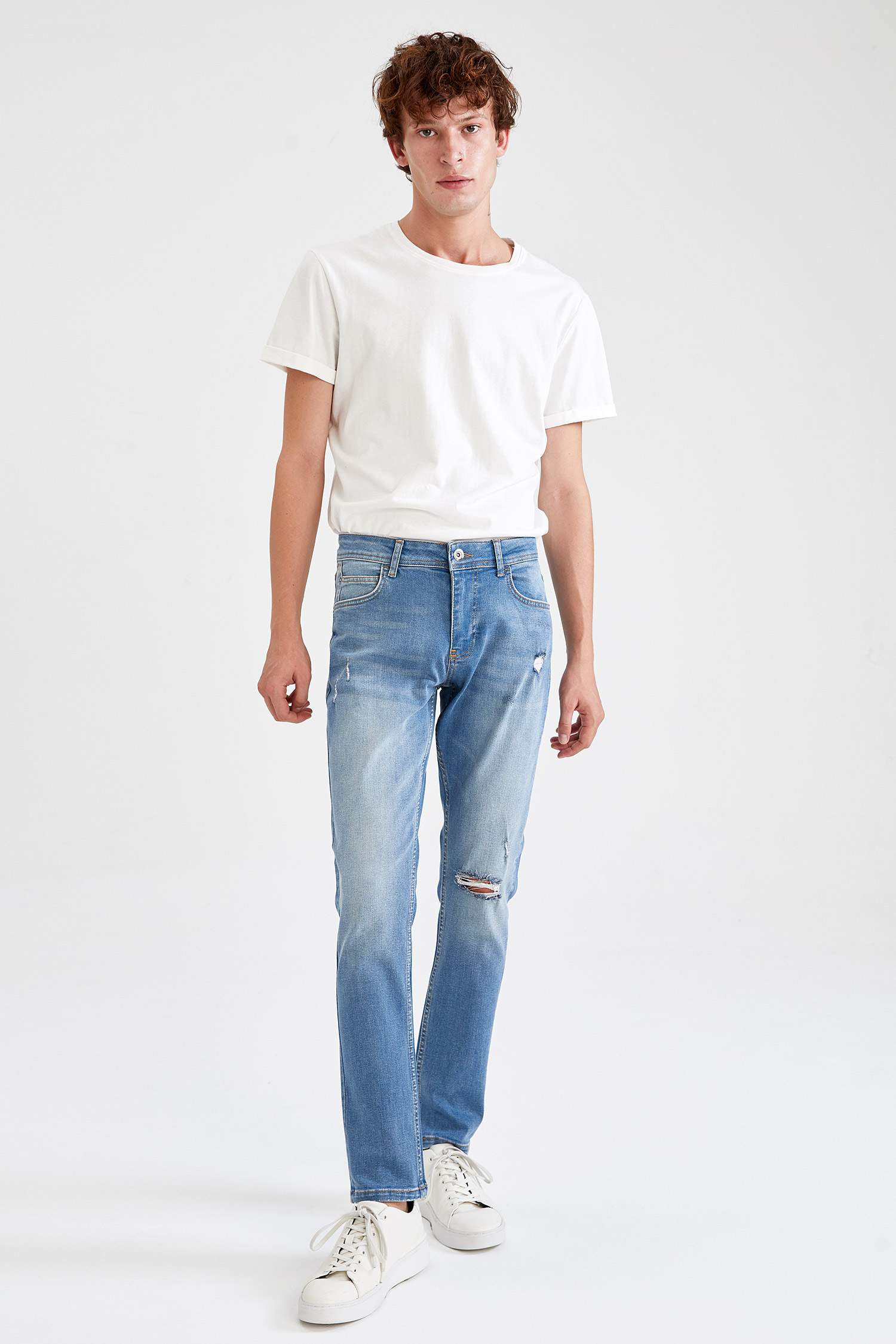 Carlo Skinny Fit Düşük Bel Dar Paça Jean Pantolon