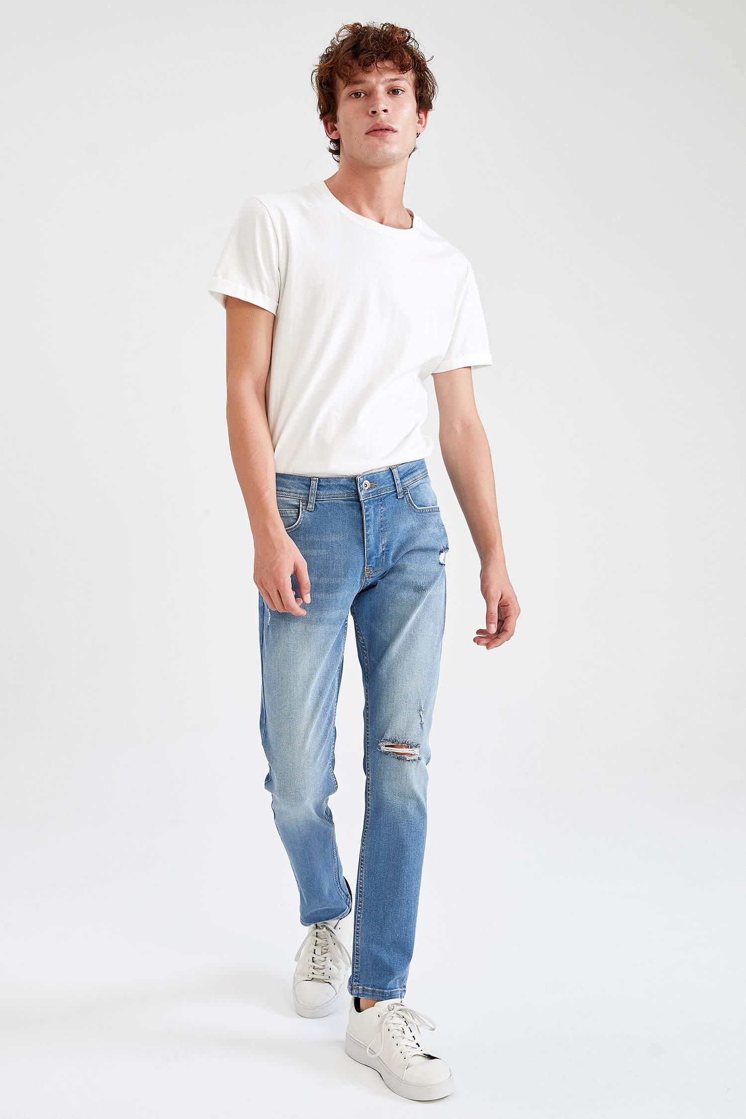 Carlo Skinny Fit Düşük Bel Dar Paça Jean Pantolon