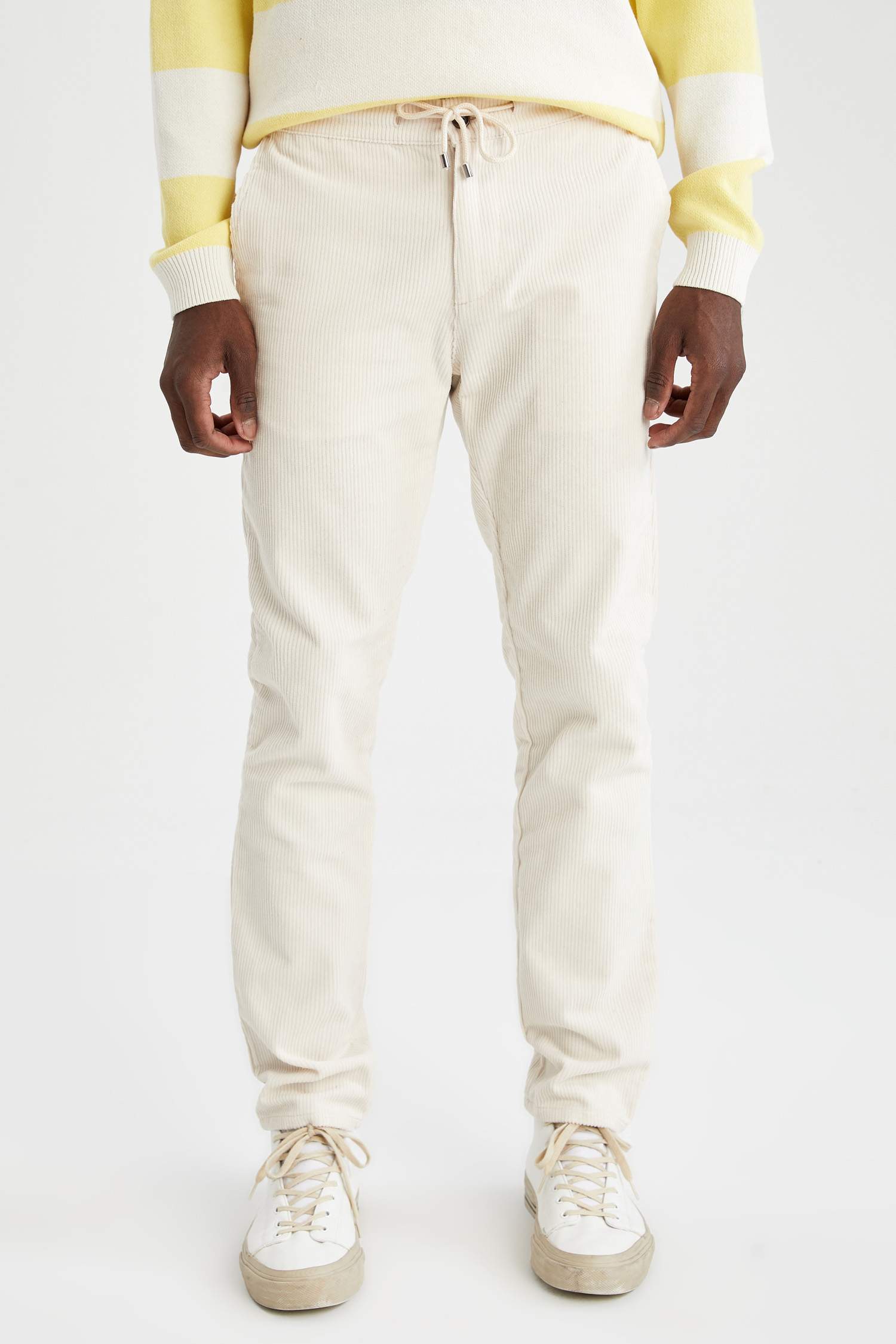 Regular Fit Kadife Pantolon