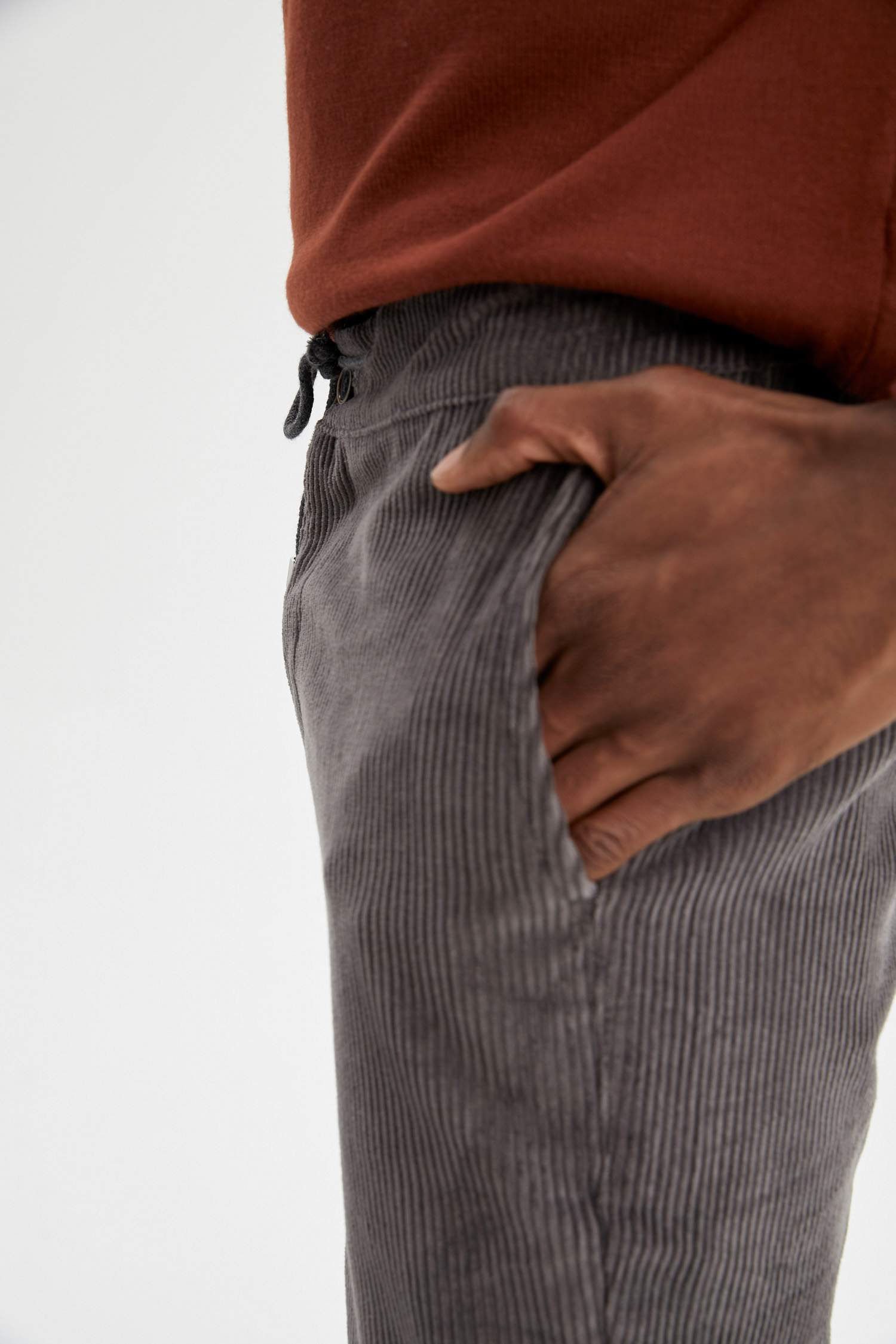 Regular Fit Kadife Pantolon