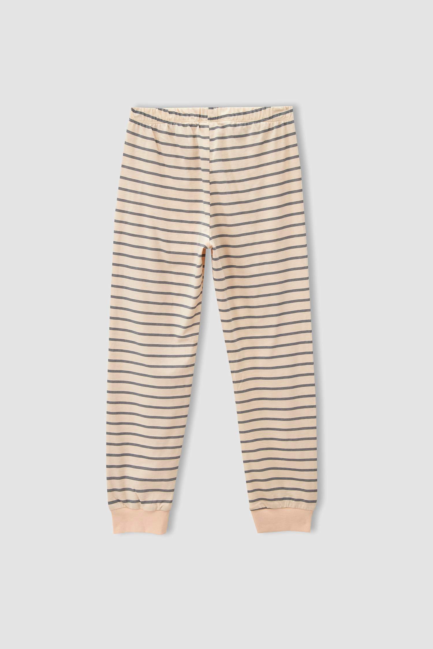 Kız Çocuk Basılı Uzun Kollu Pijama Takımı