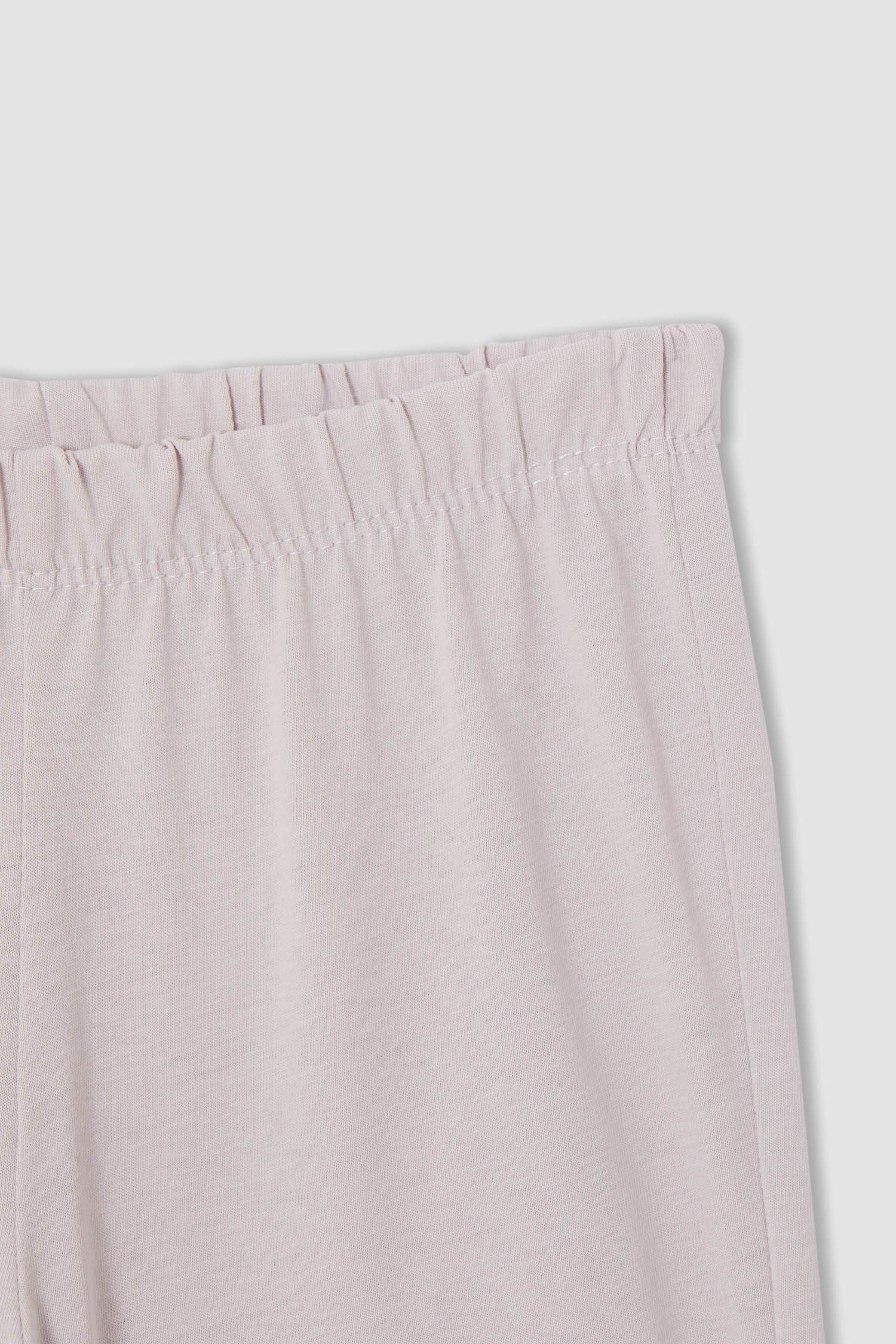 Kız Çocuk Baskılı Uzun Kollu Pijama Takımı