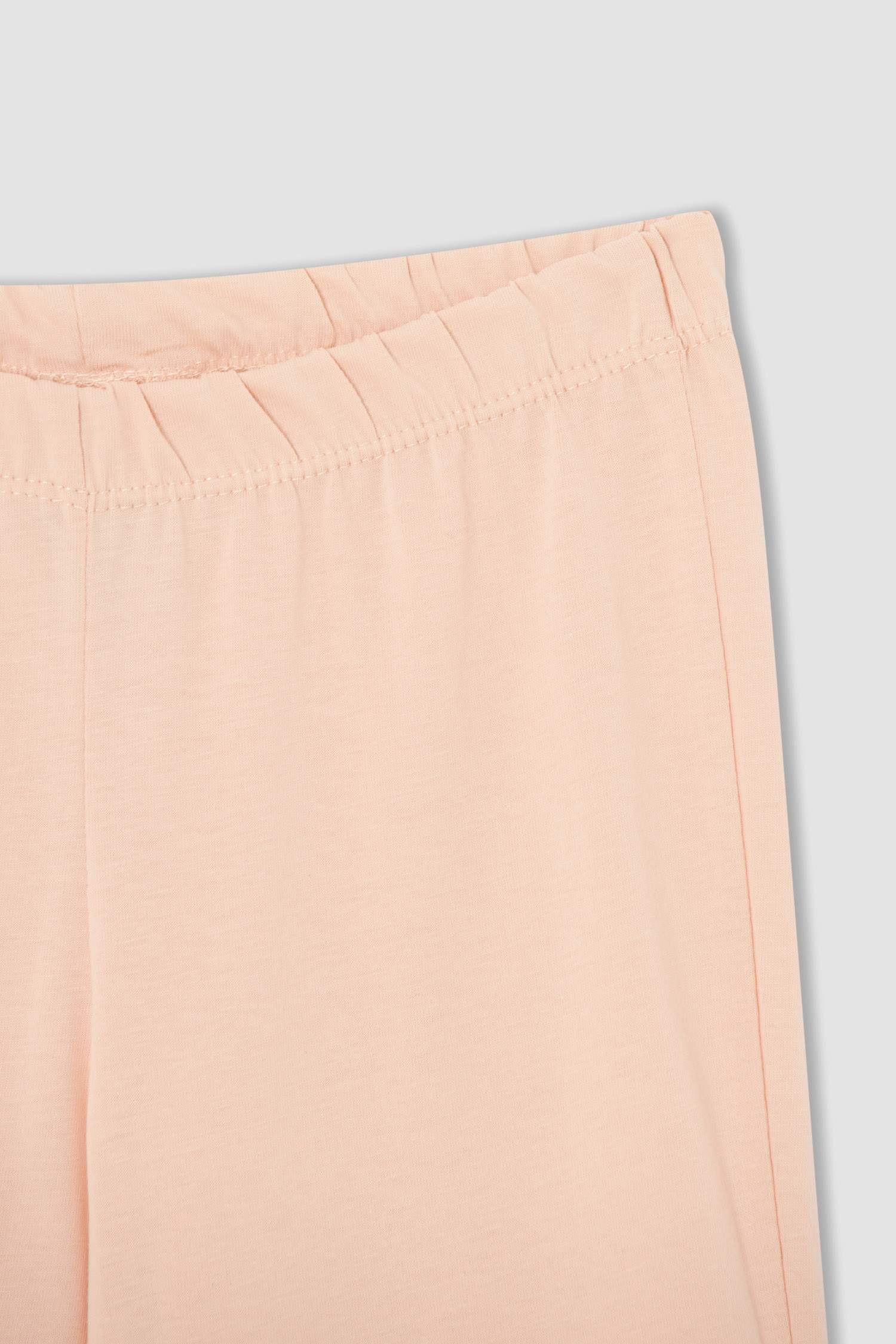 Kız Çocuk Kedi Baskılı Pamuklu Uzun Kollu Pijama Takım