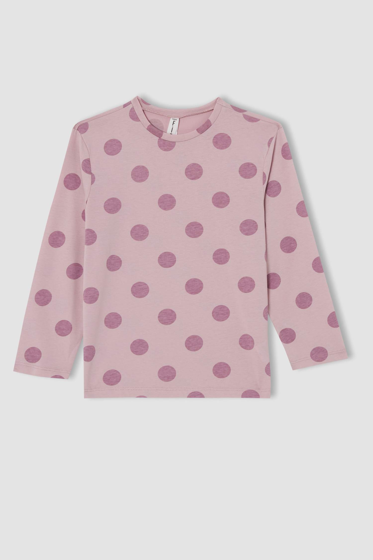 Kız Çocuk Desenli Uzun Kollu Pijama Takımı