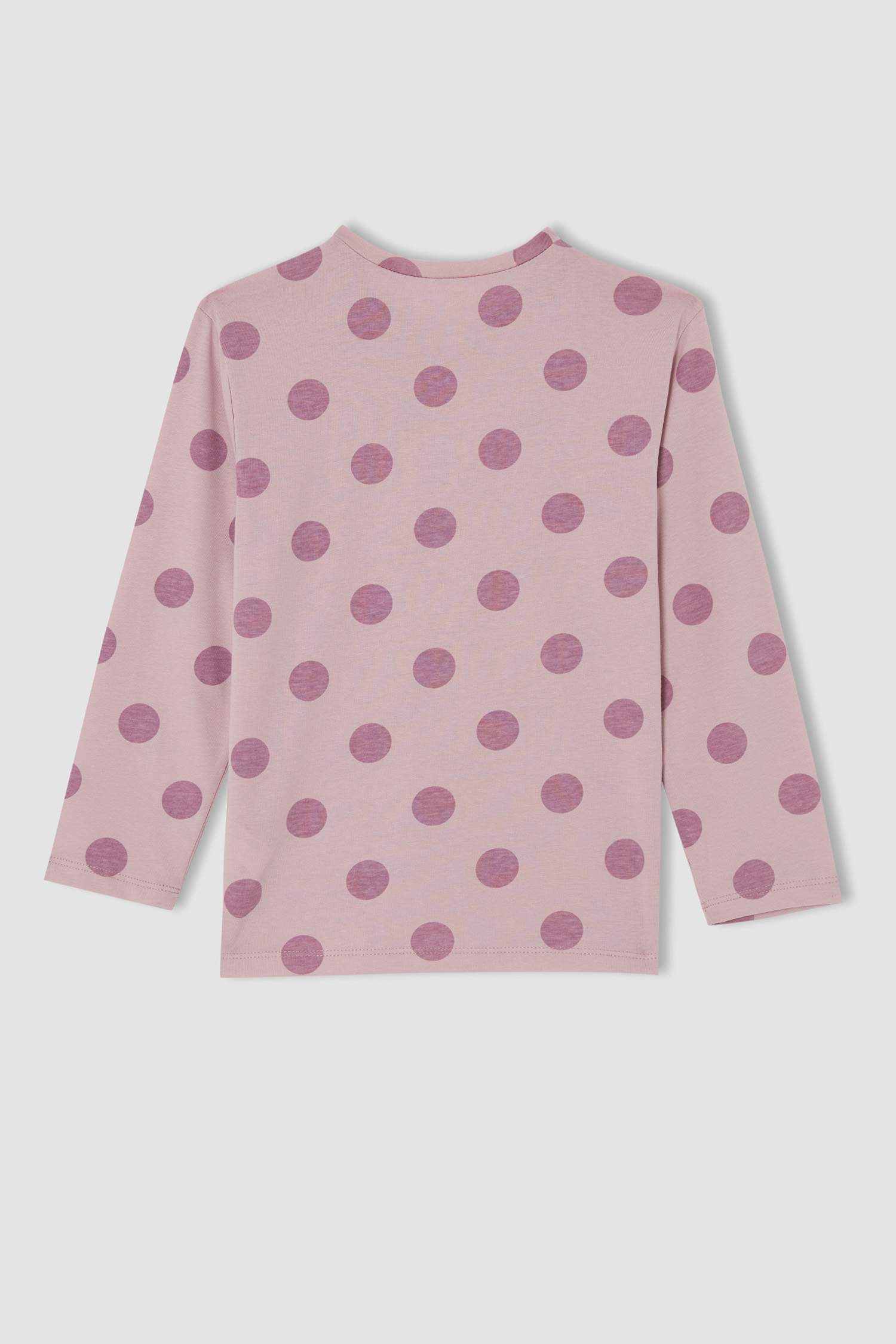 Kız Çocuk Desenli Uzun Kollu Pijama Takımı