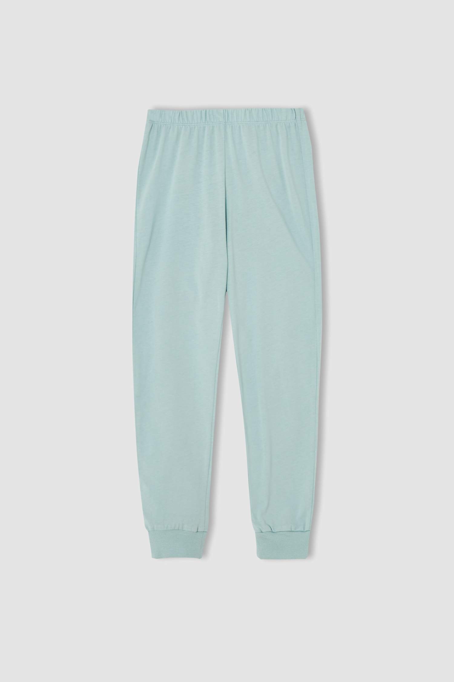 Kız Çocuk Ayıcık Baskılı Uzun Kollu Pijama Takımı