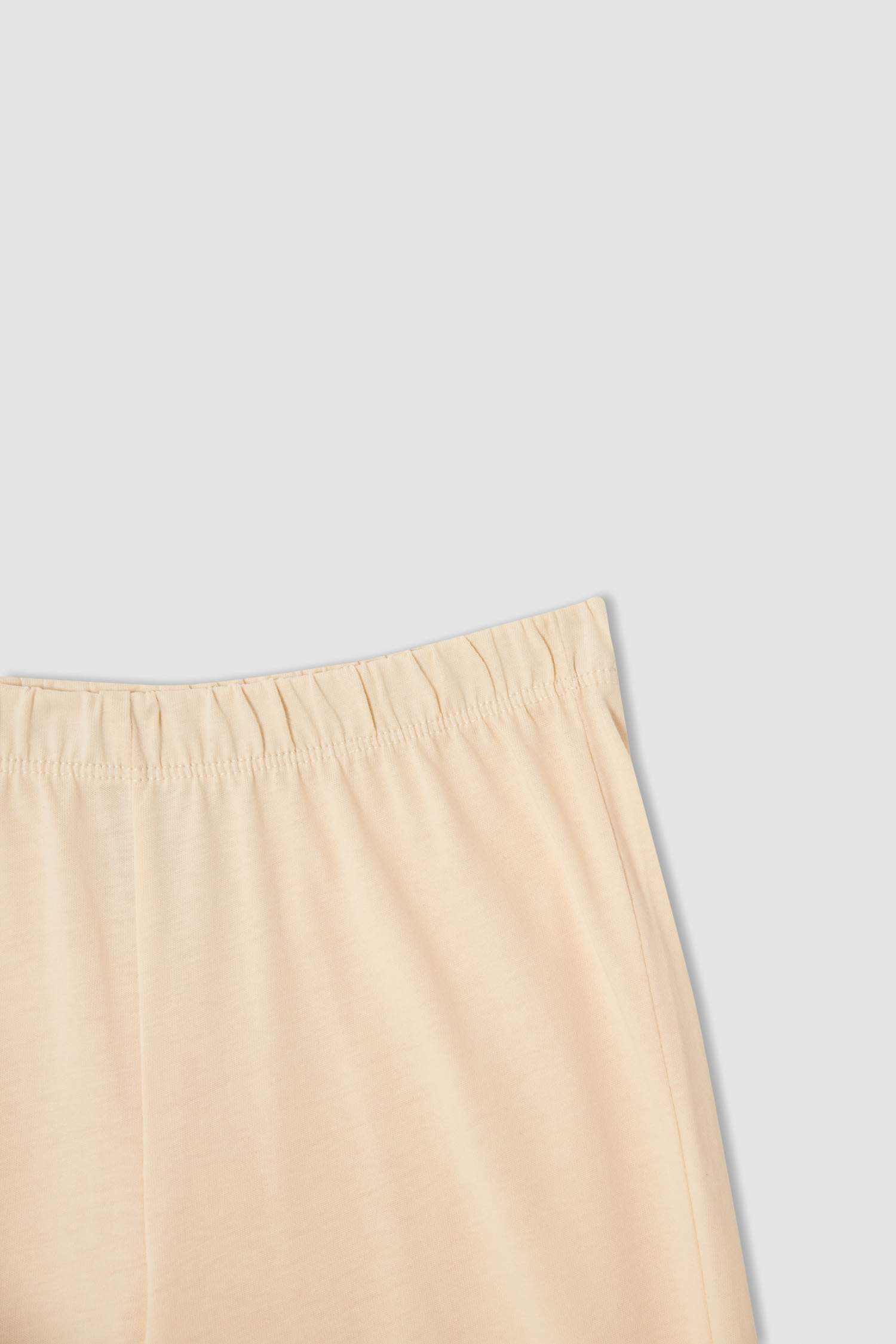 Kız Çocuk Slogan Baskılı Uzun Kollu Pijama Takımı