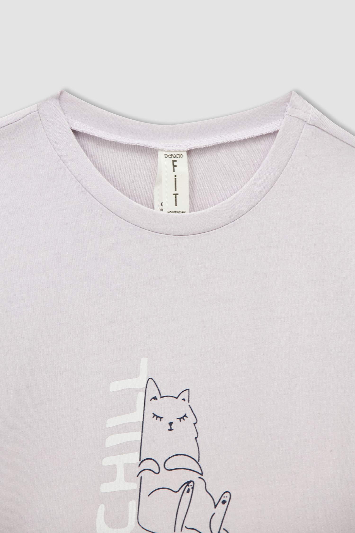 Kız Çocuk Baskılı Uzun Kollu Pijama Takımı