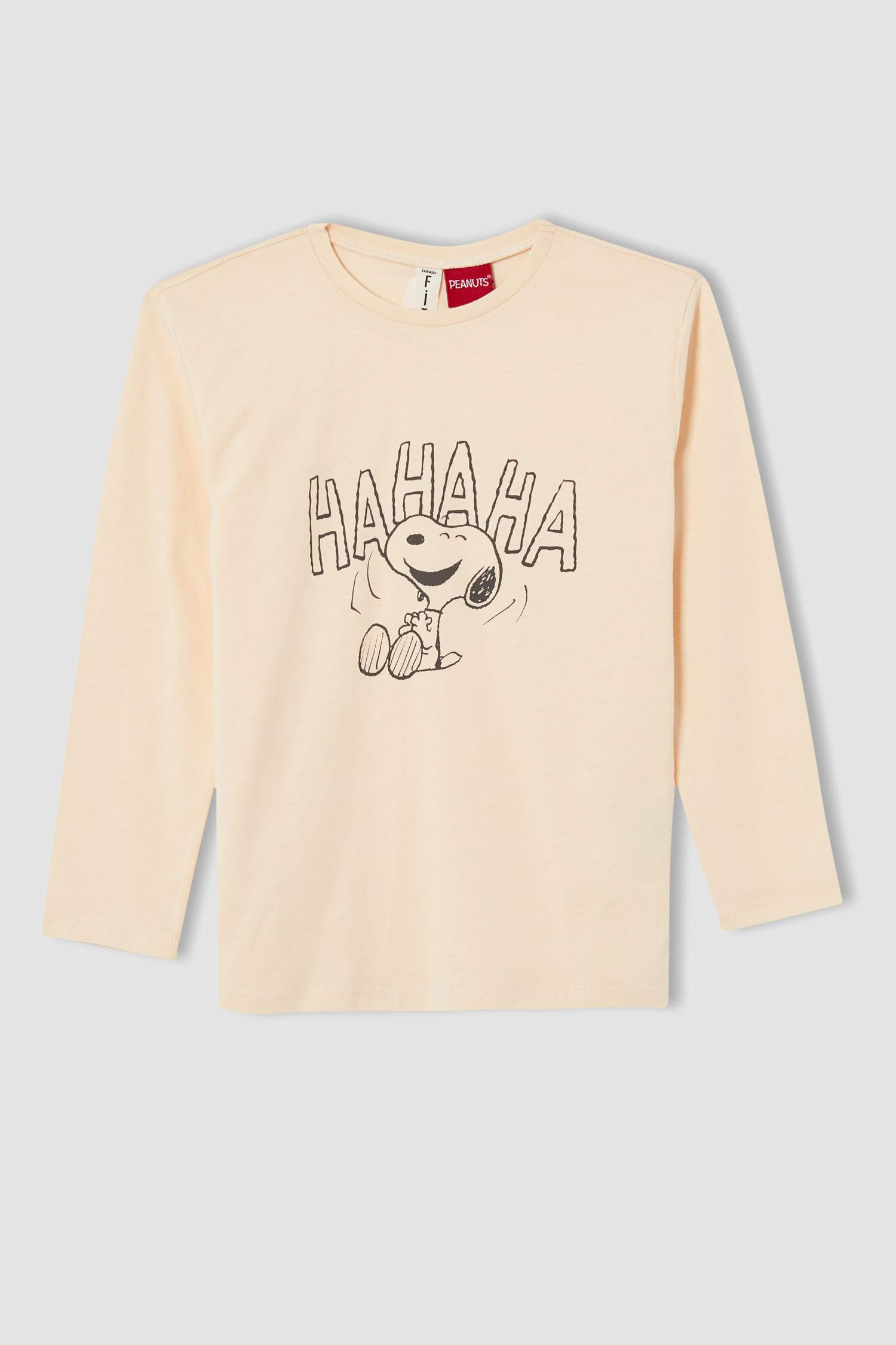 Kız Çocuk Snoopy Lisanslı Uzun Kollu Pijama Takımı