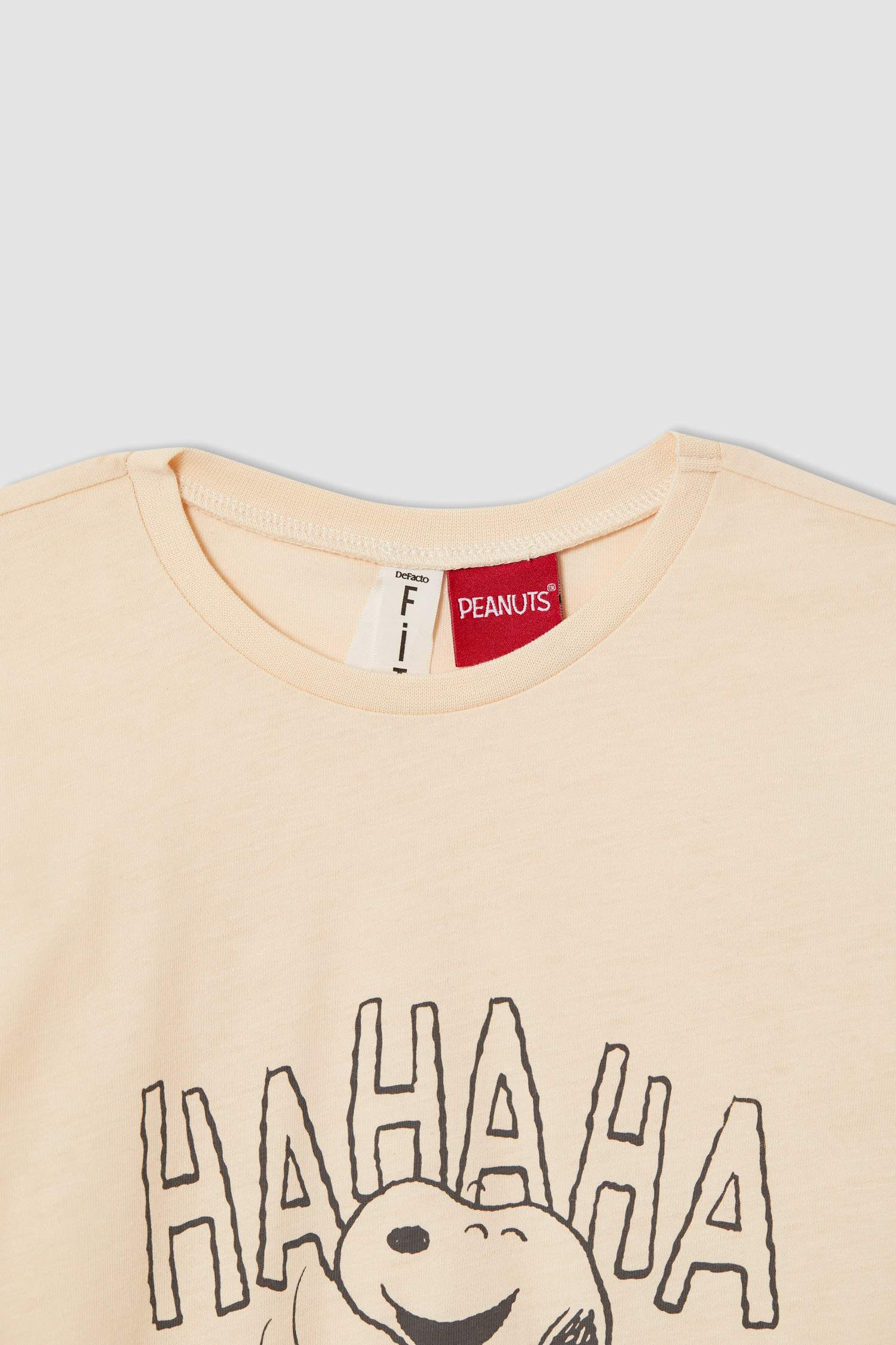 Kız Çocuk Snoopy Lisanslı Uzun Kollu Pijama Takımı