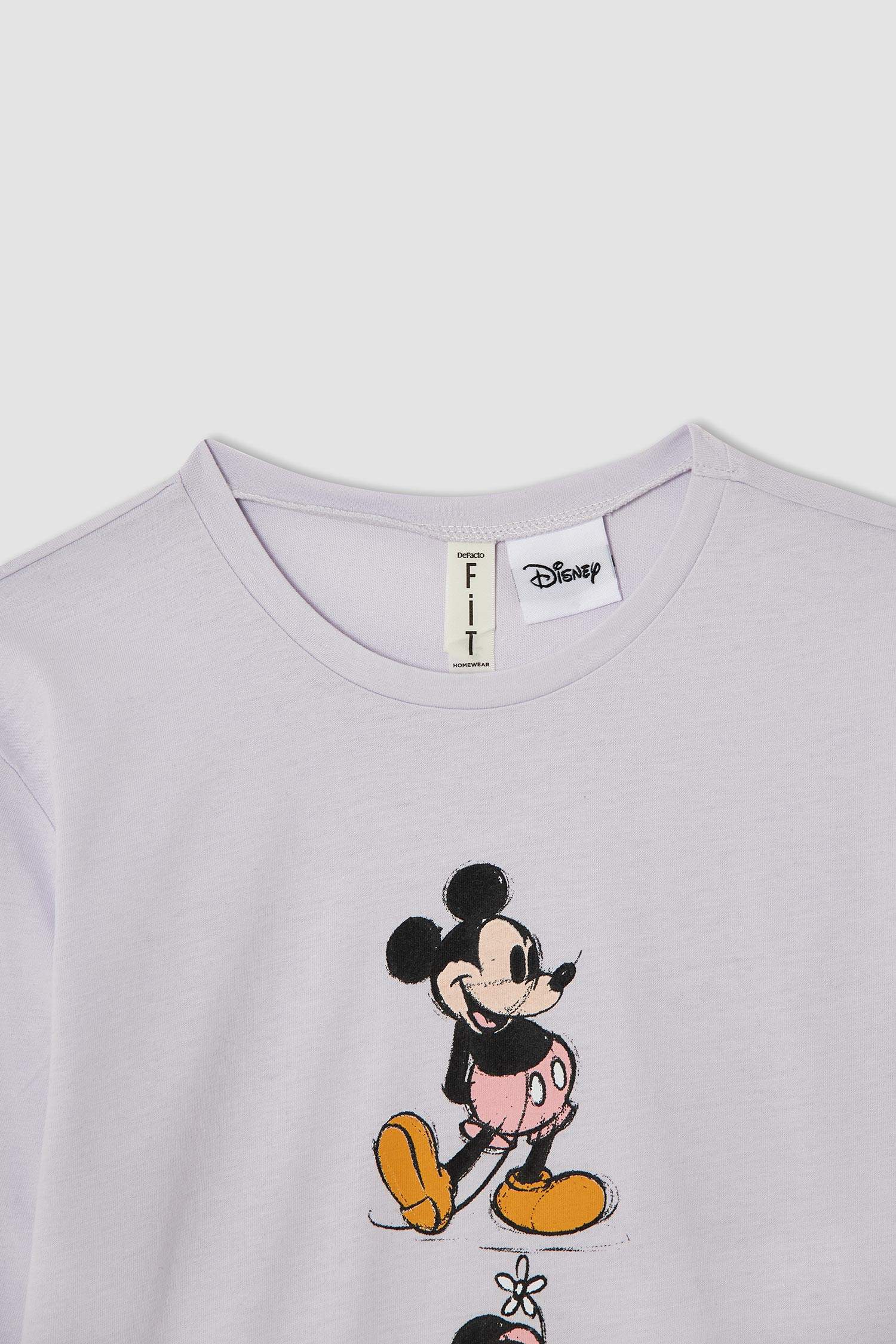 Kız Çocuk Minnie Mouse Lisanslı Uzun Kollu Pijama Takımı