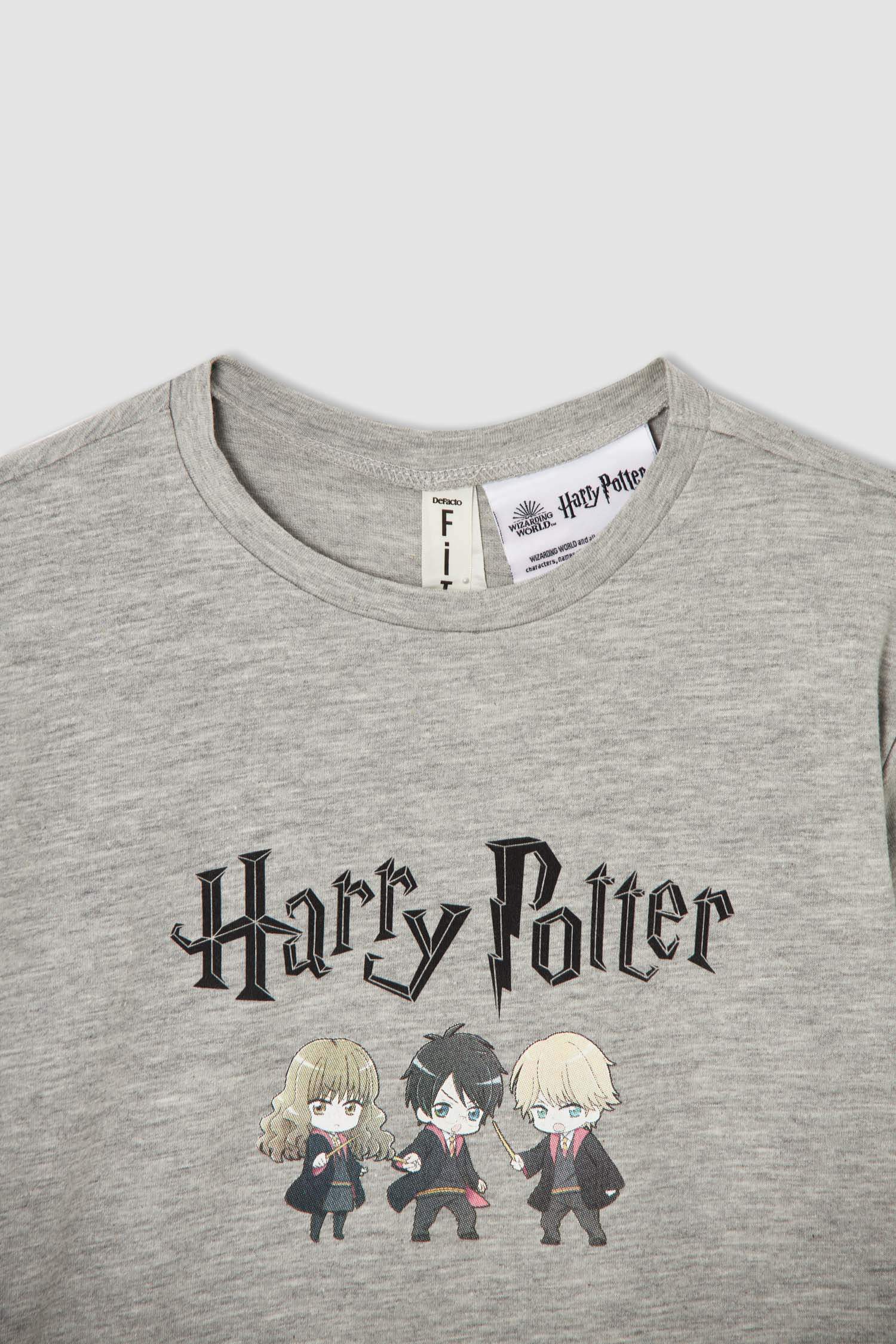 Kız Çocuk Harry Potter Lisanslı Uzun Kollu Pijama Takımı