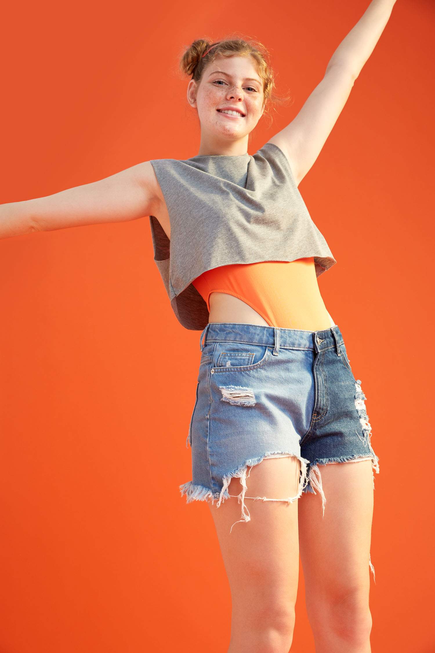 Coool V Yaka Oversize Fit Crop Atlet