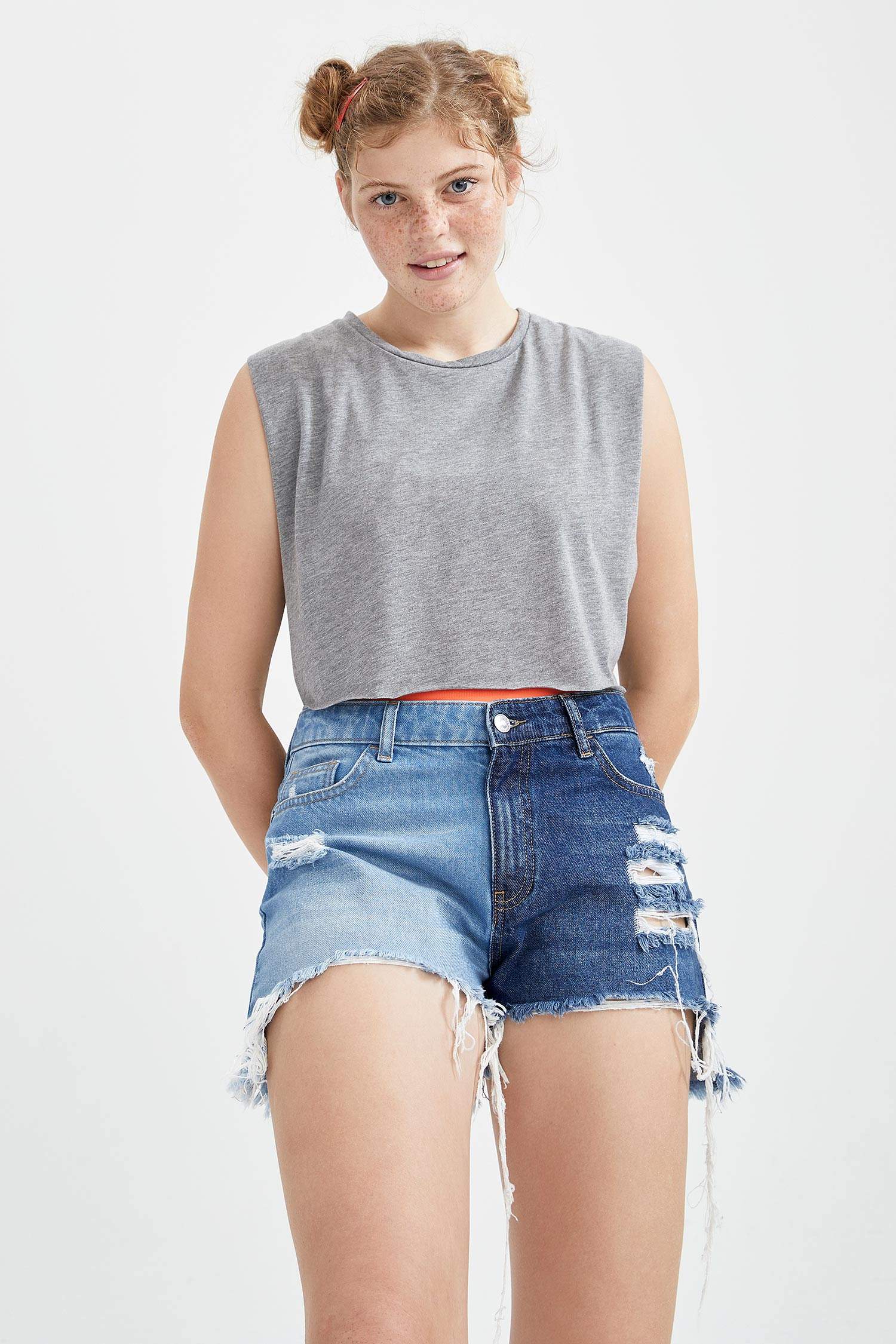 Coool V Yaka Oversize Fit Crop Atlet