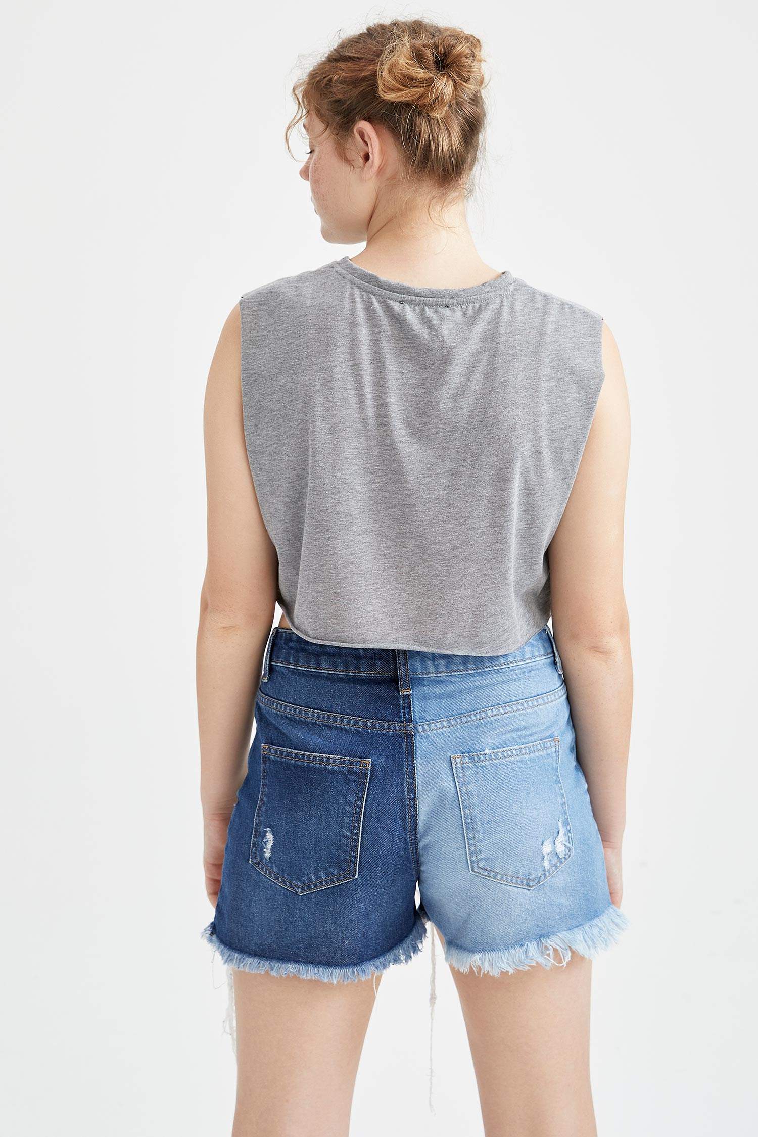 Coool V Yaka Oversize Fit Crop Atlet