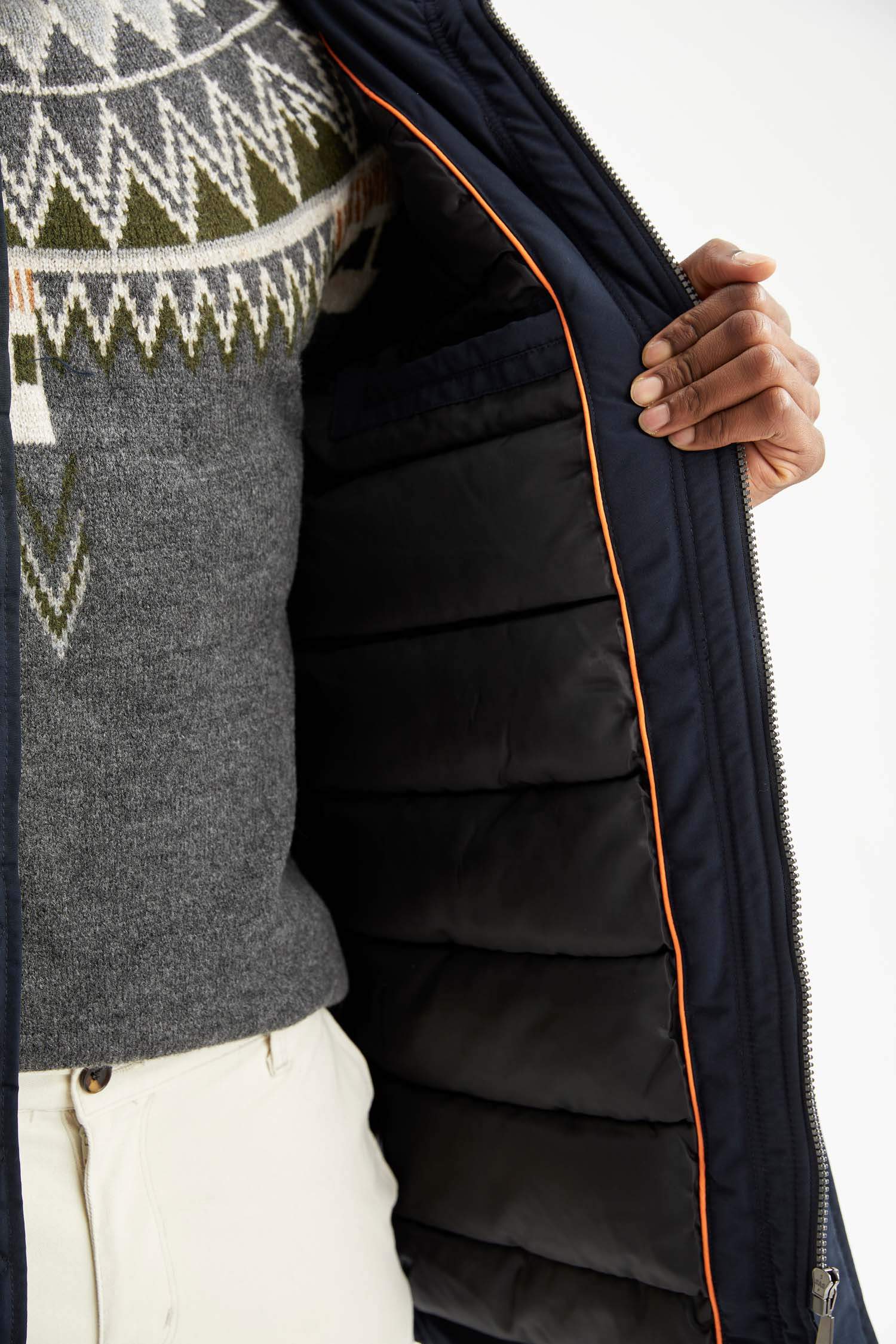 Regular Fit Çıkarılabilir Kapüşonlu Su İtici Isı Yalıtımlı Warmtech Suni Kürk Şişme Mont