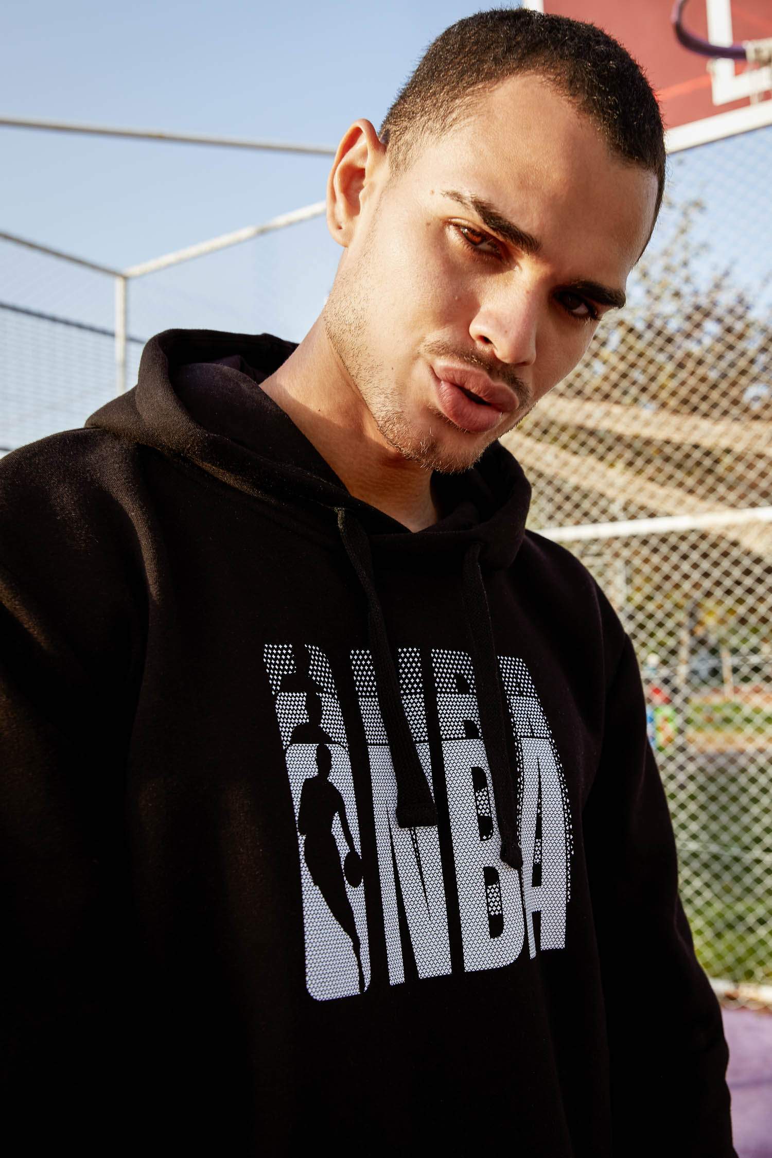 NBA Lisanslı Regular Fit Kapüşonlu Pamuklu Sweatshirt