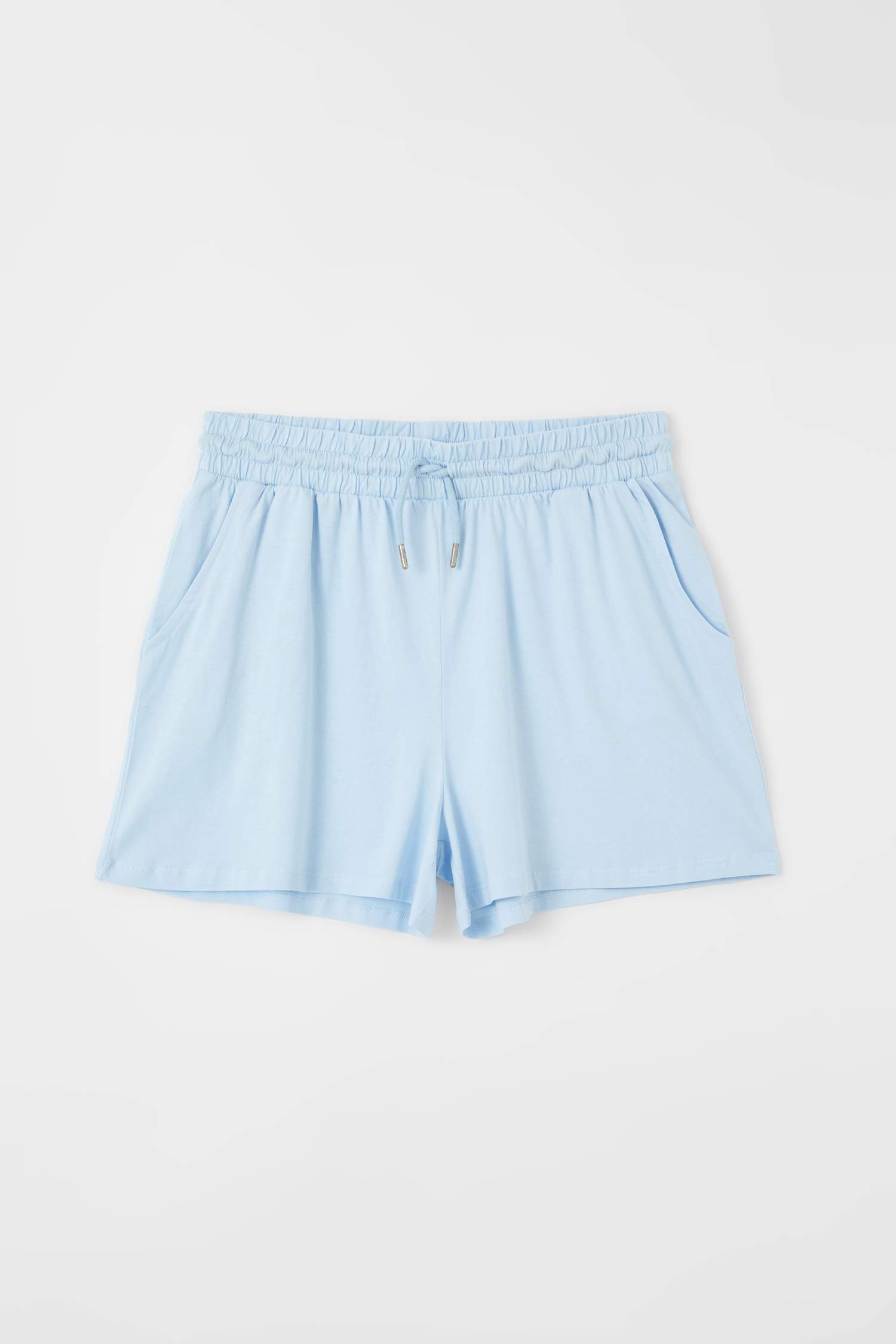 Cepli Beli Bağcıklı Relax Fit Mini Şort
