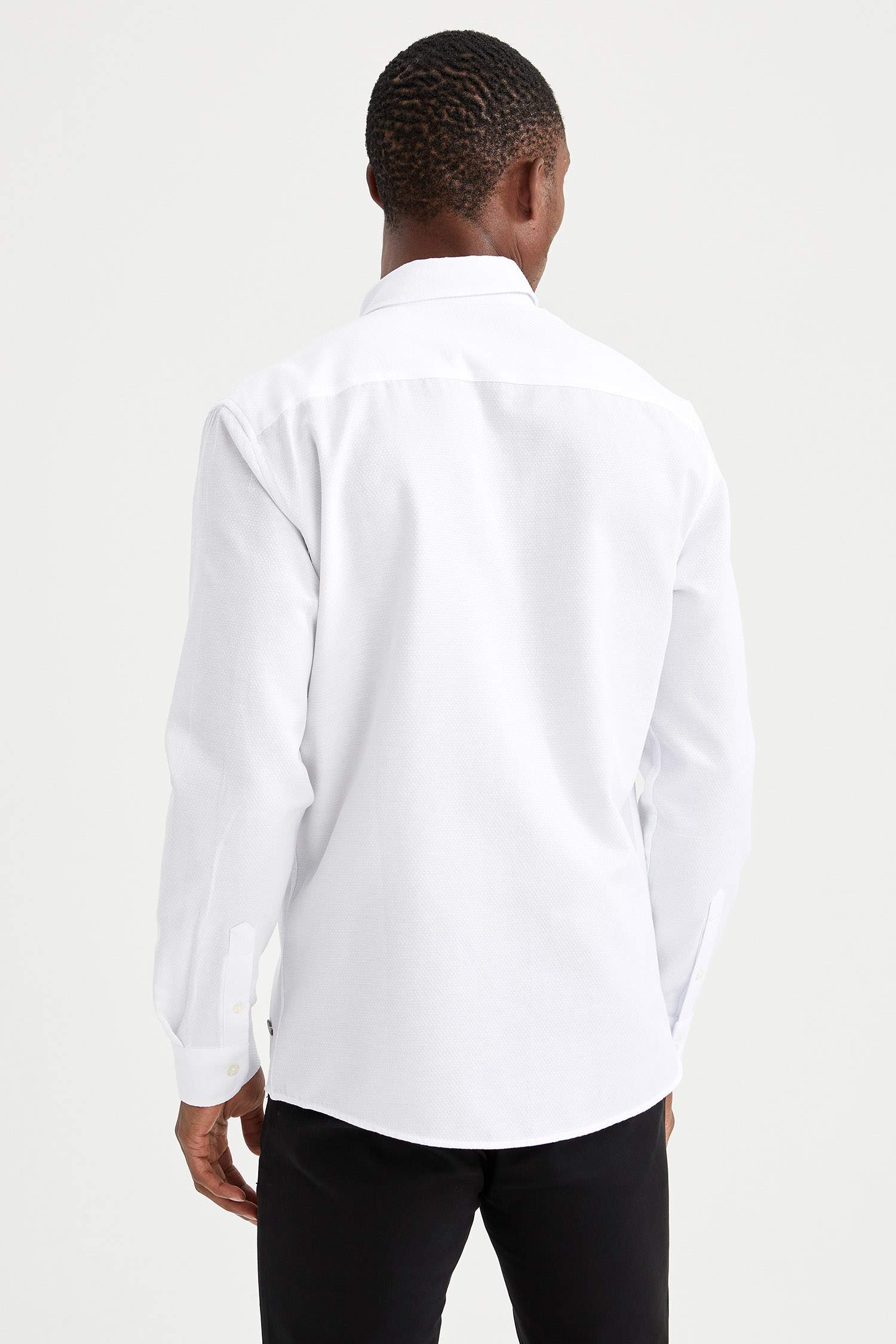Modern Fit Basic Uzun Kollu Gömlek