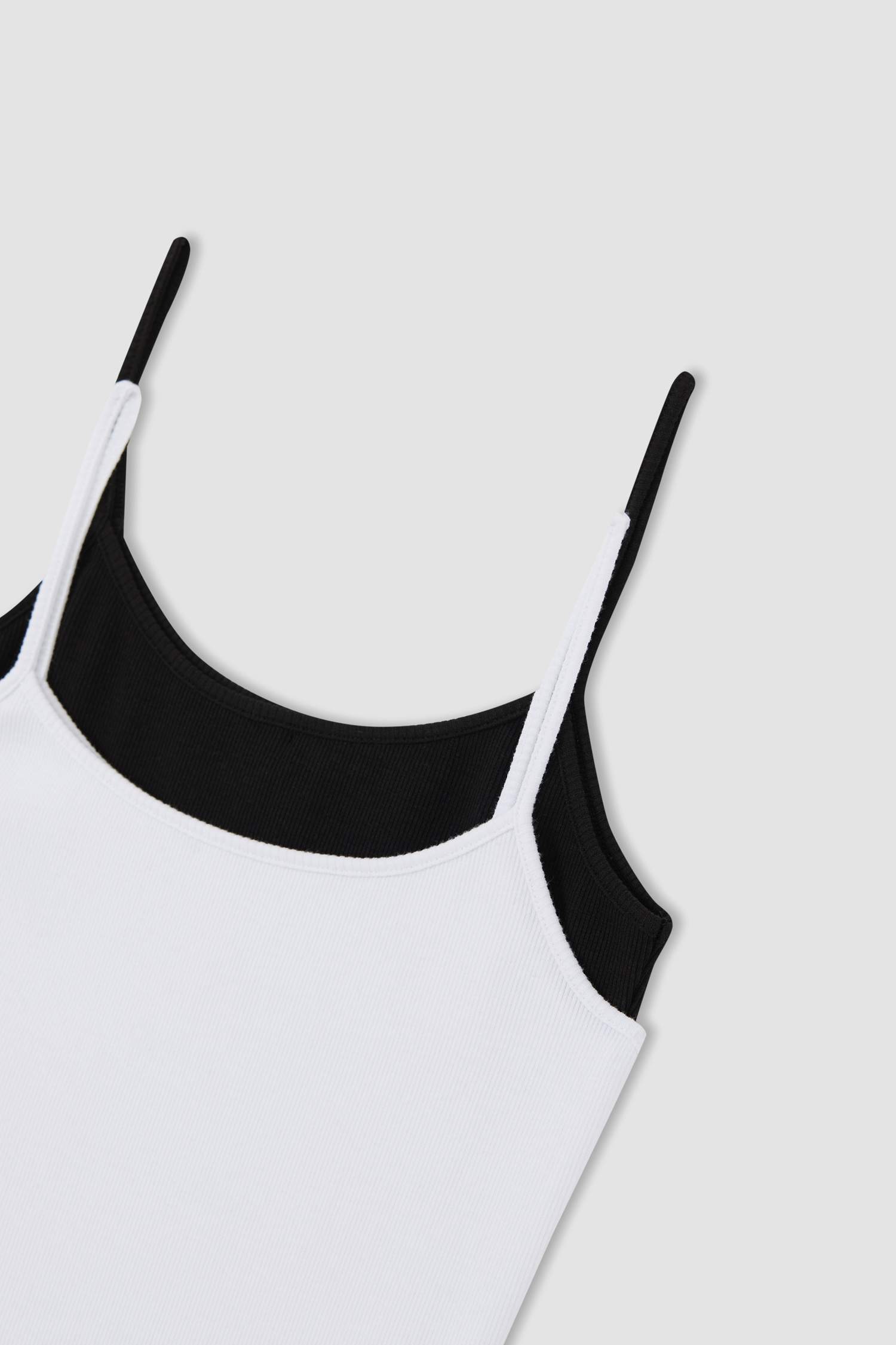 Basic Slim Fit İp Askılı Çıtçıtlı Body