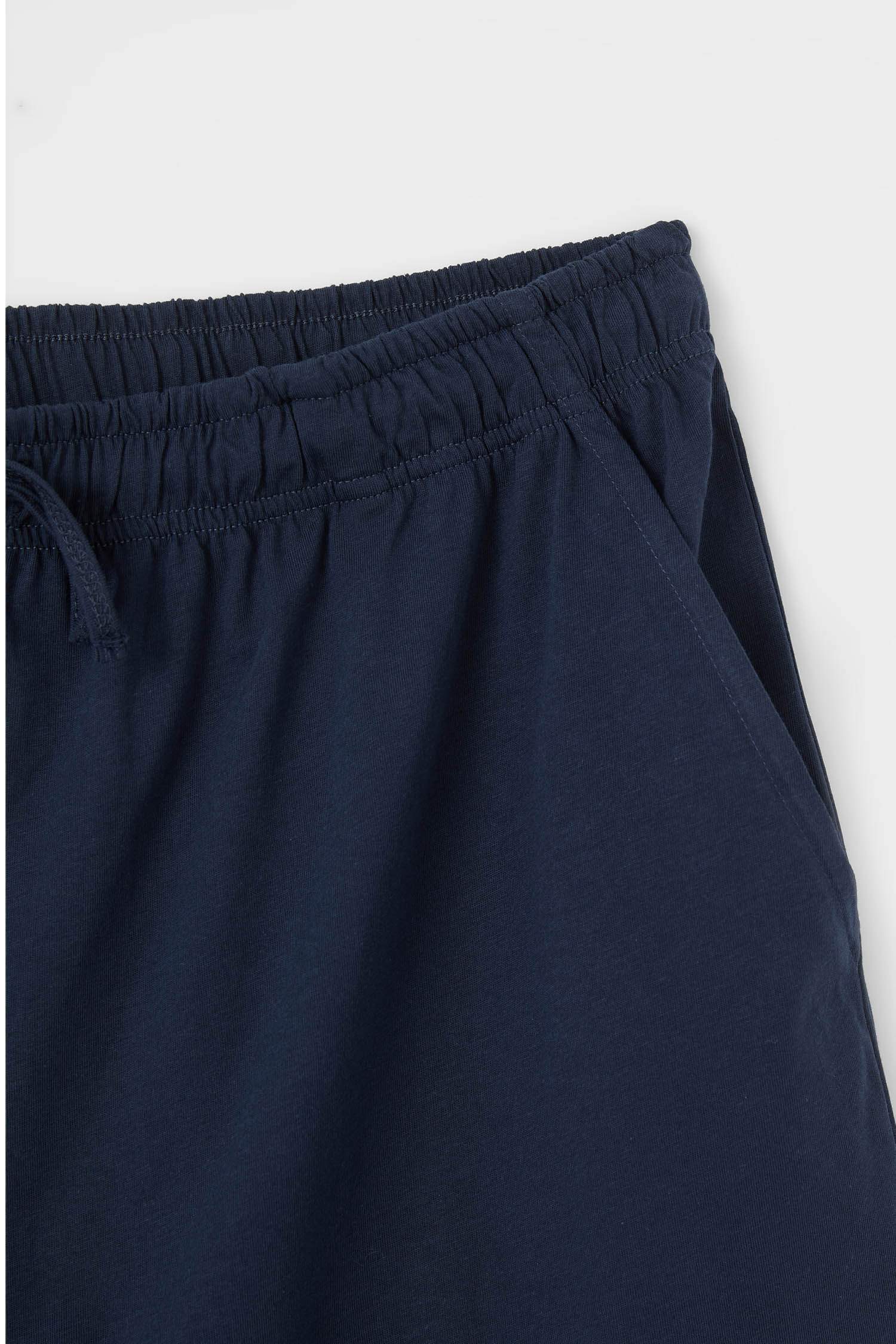Regular Fit V Yaka Tişört ve Şort Pijama Takımı