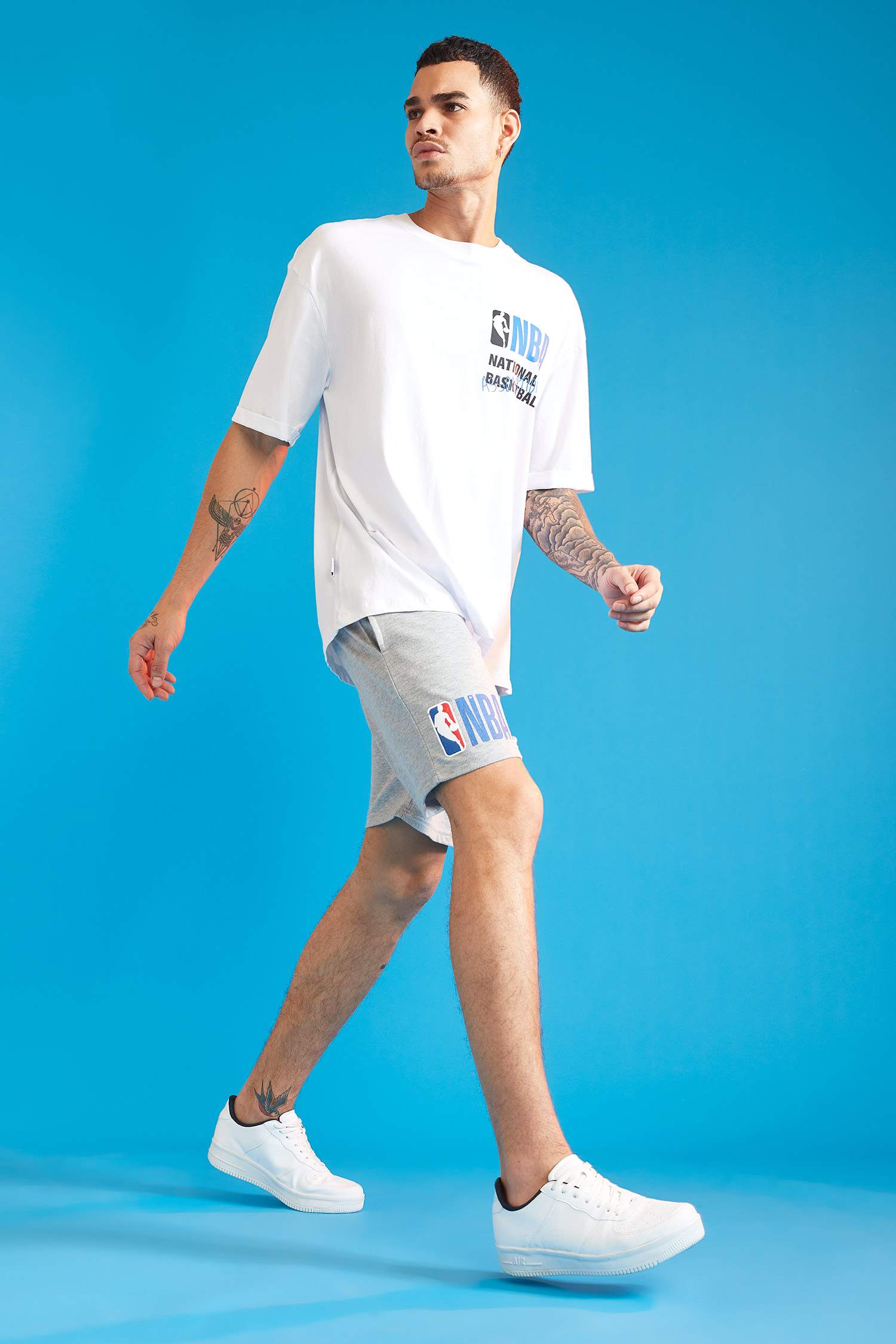 NBA Lisanslı Baskılı Regular Fit Bağcıklı Şort