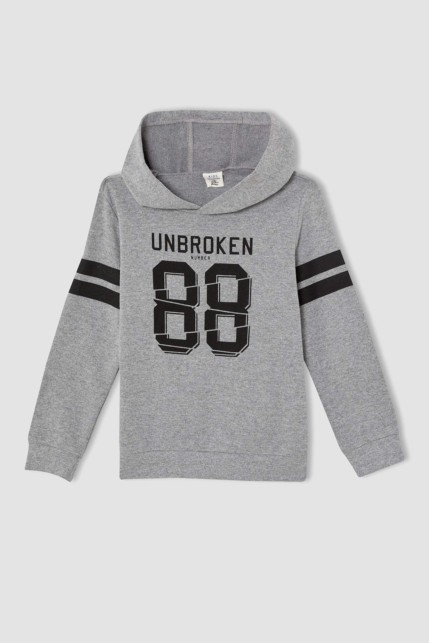 Erkek Çocuk Slogan Baskılı Sweatshirt ve Jogger Eşofman Alt Takımı