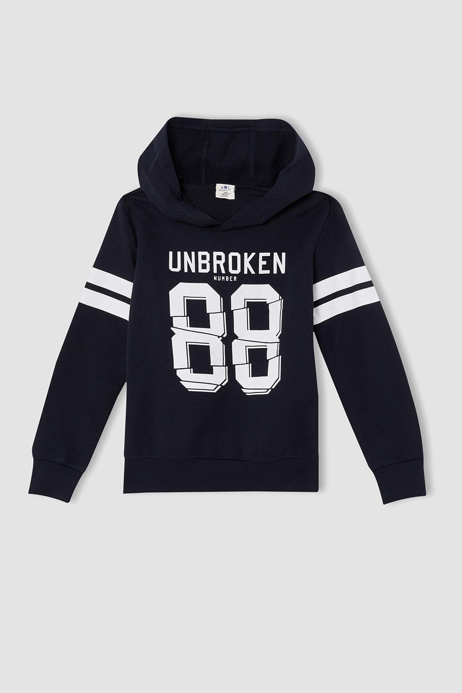 Erkek Çocuk Slogan Baskılı Sweatshirt ve Jogger Eşofman Alt Takımı