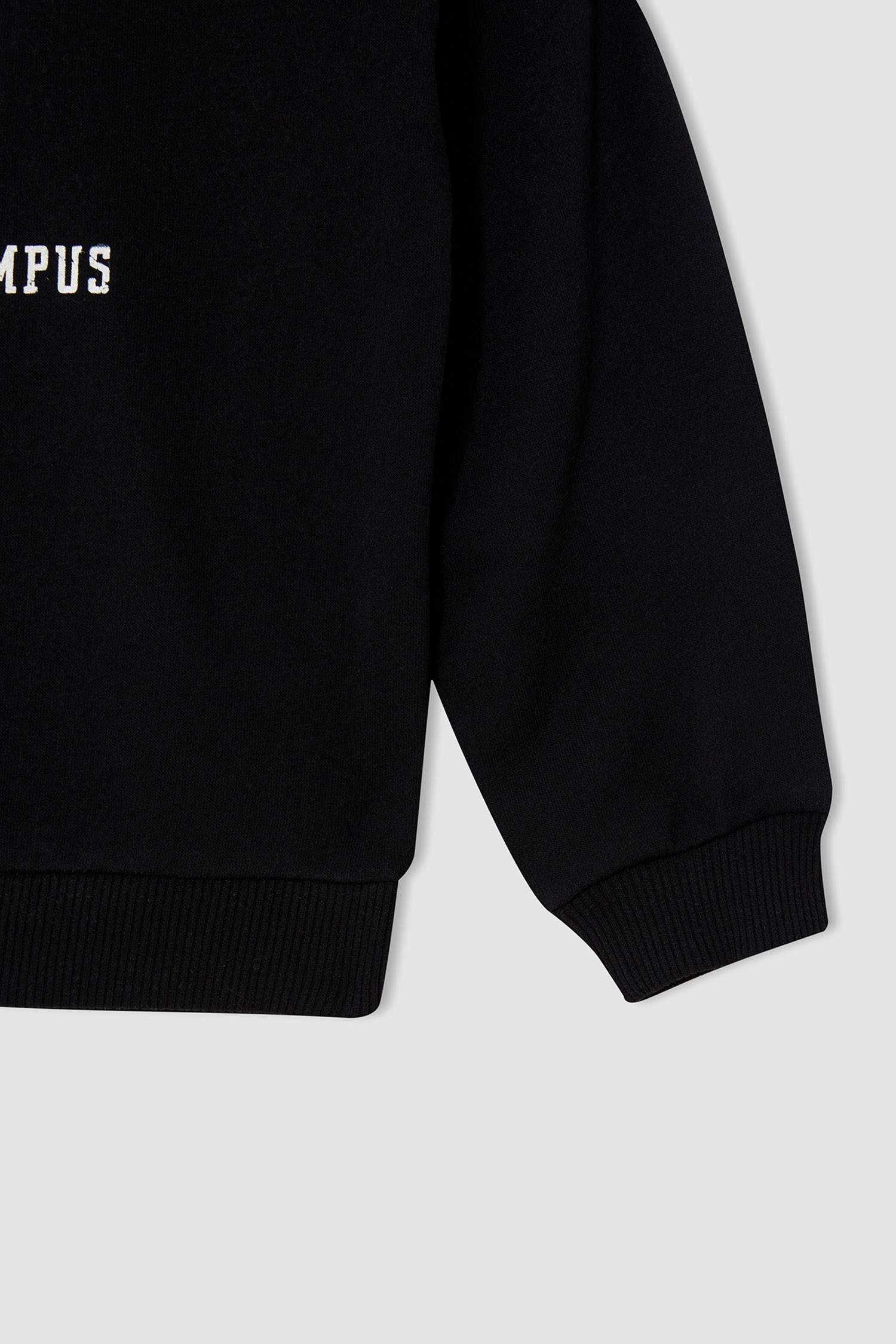 Kız Çocuk Regular Fit Kapüşonlu Baskılı 2'li Takım
