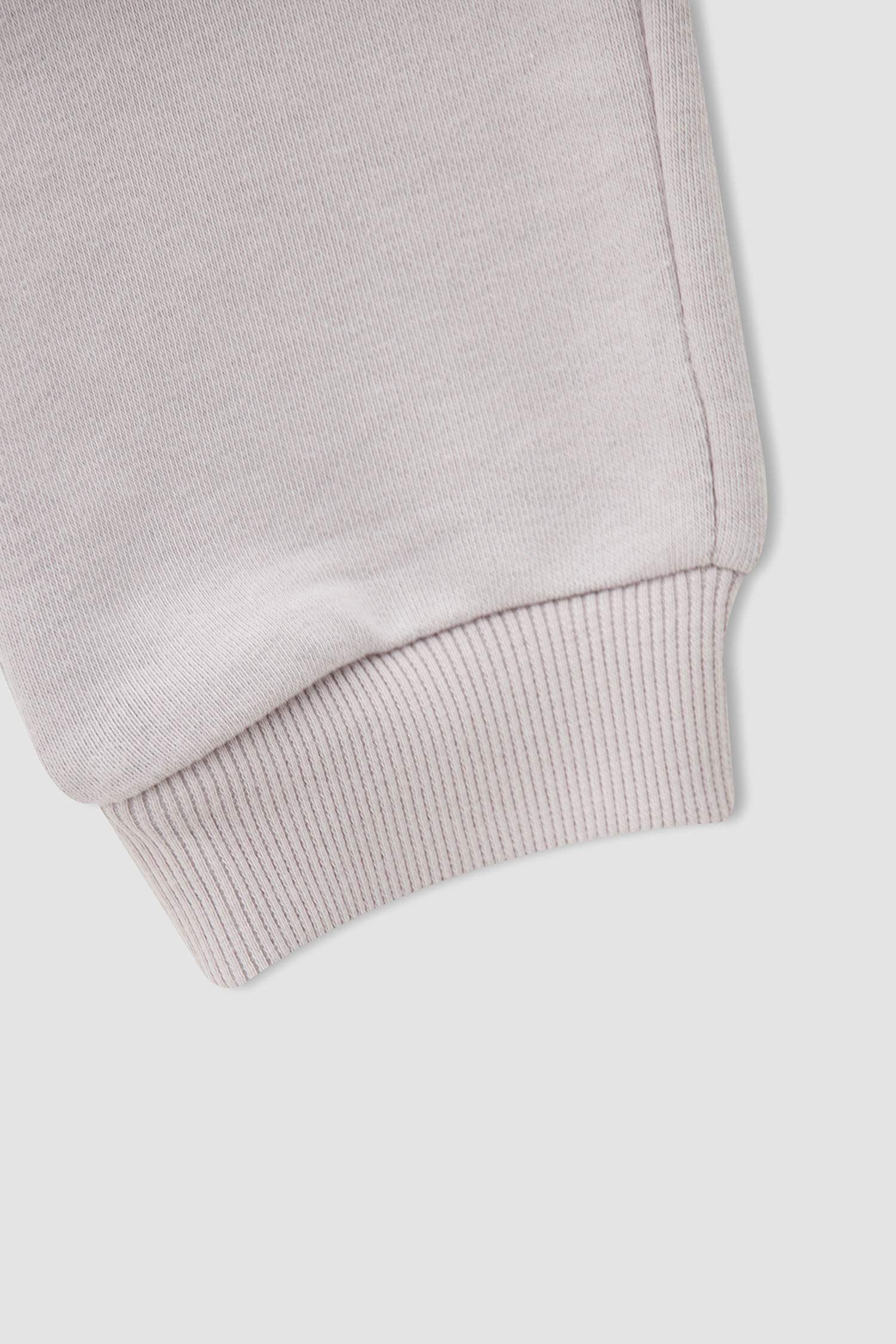 Kız Çocuk Baskılı Kapüşonlu Sweatshirt ve Jogger Eşofman Alt Takımı