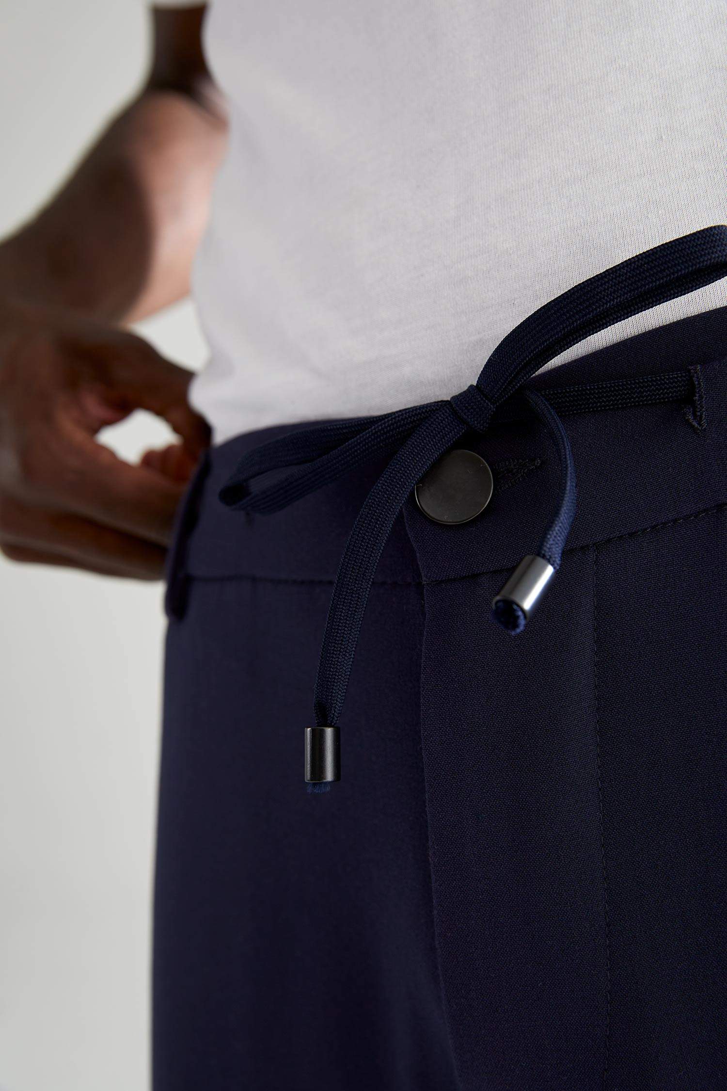 Jogger Fit Normal Bel Boru Paça Kanvas Chino Pantolon