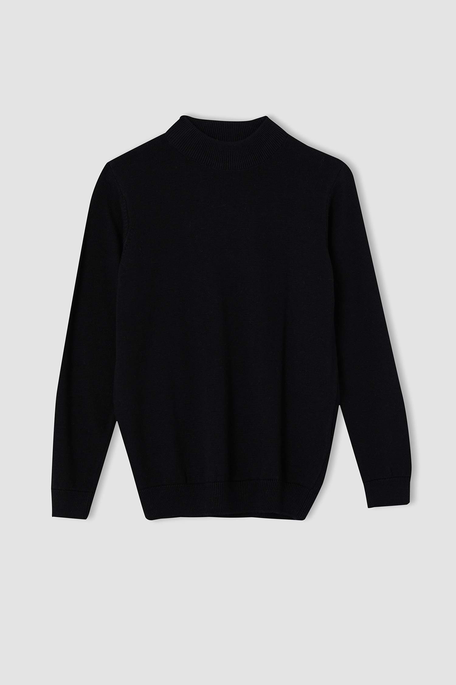 Erkek Çocuk Slim Fit Yarım Balıkçı Yaka Kazak