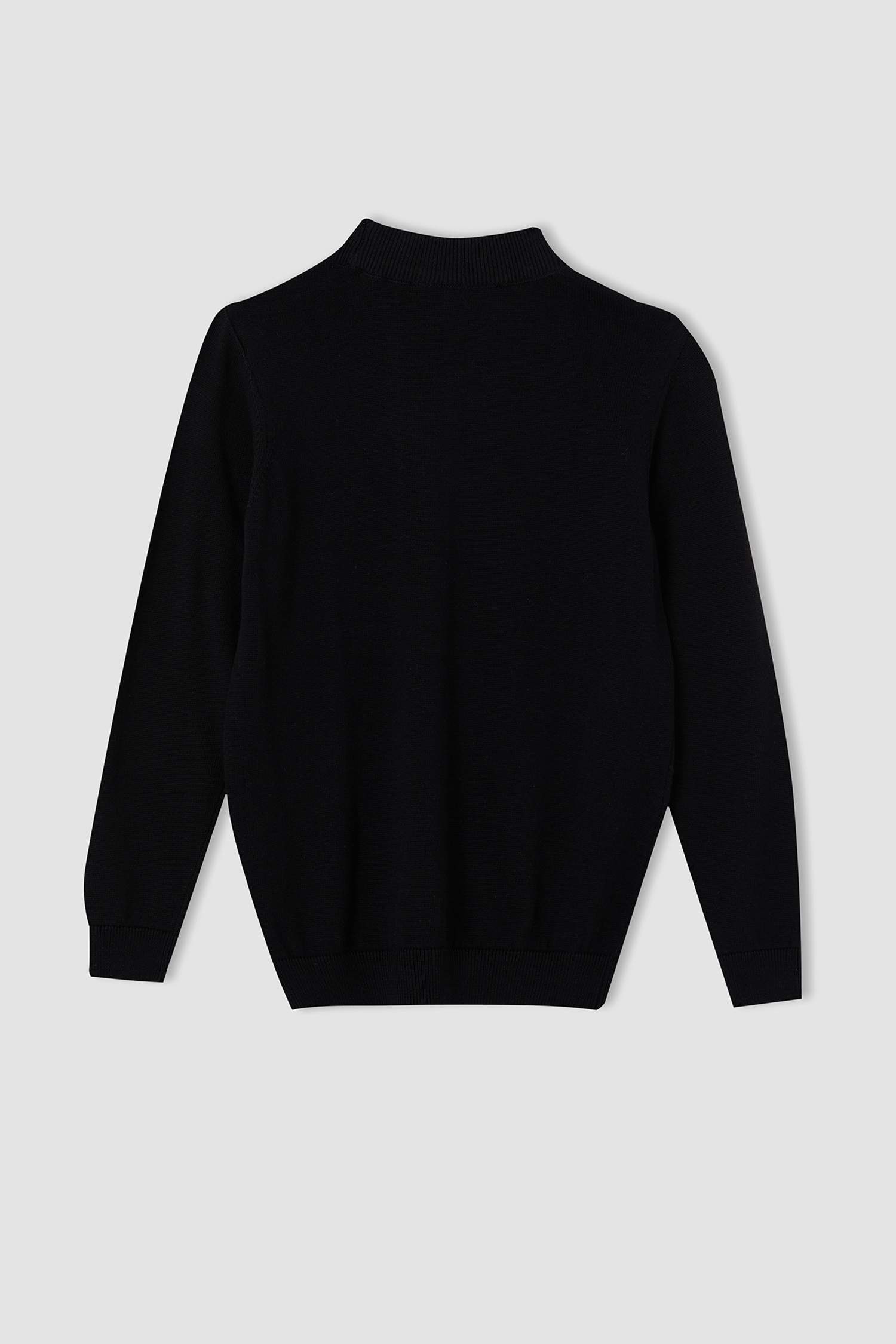 Erkek Çocuk Slim Fit Yarım Balıkçı Yaka Kazak