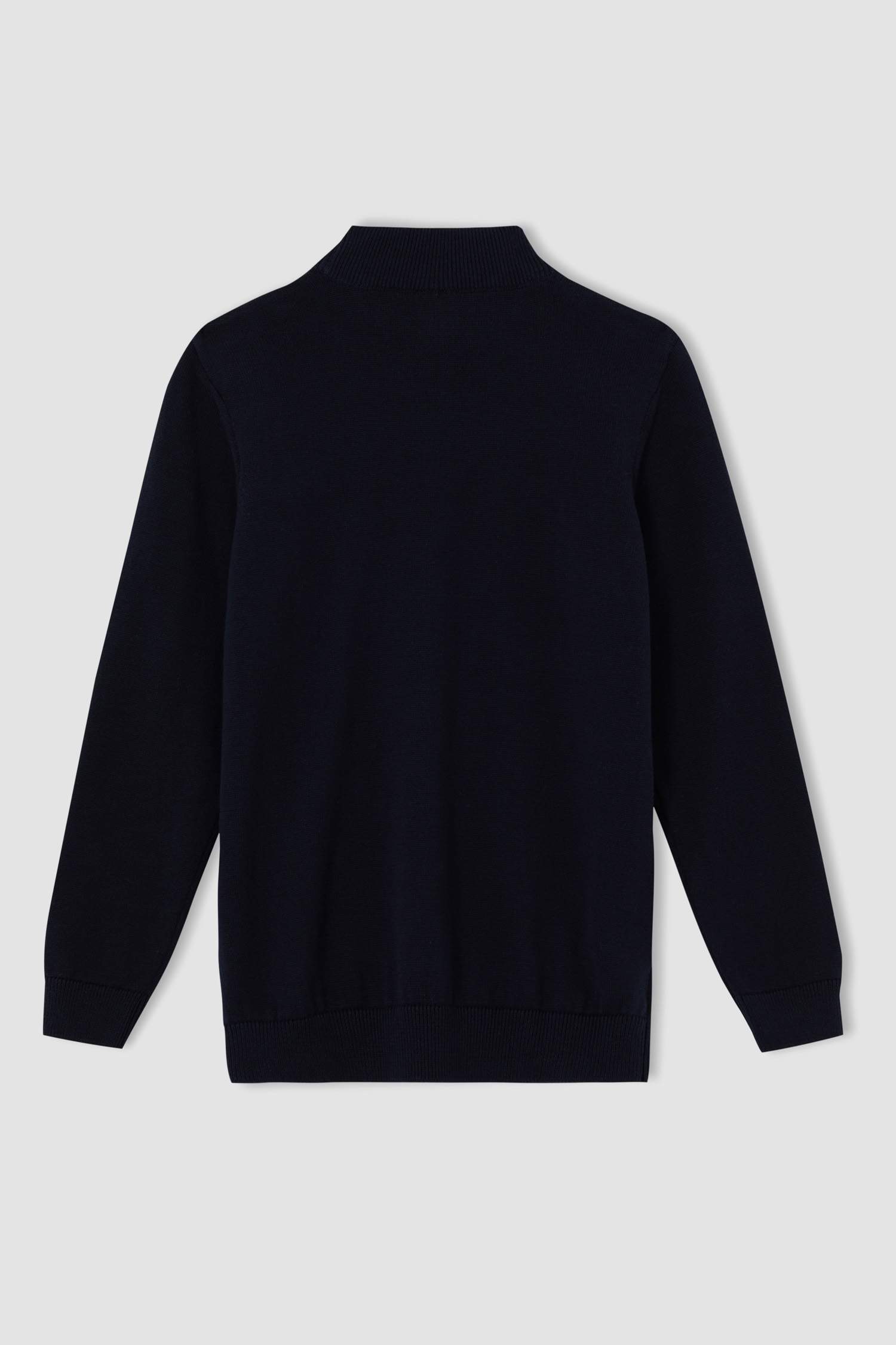 Erkek Çocuk Slim Fit Yarım Balıkçı Yaka Kazak