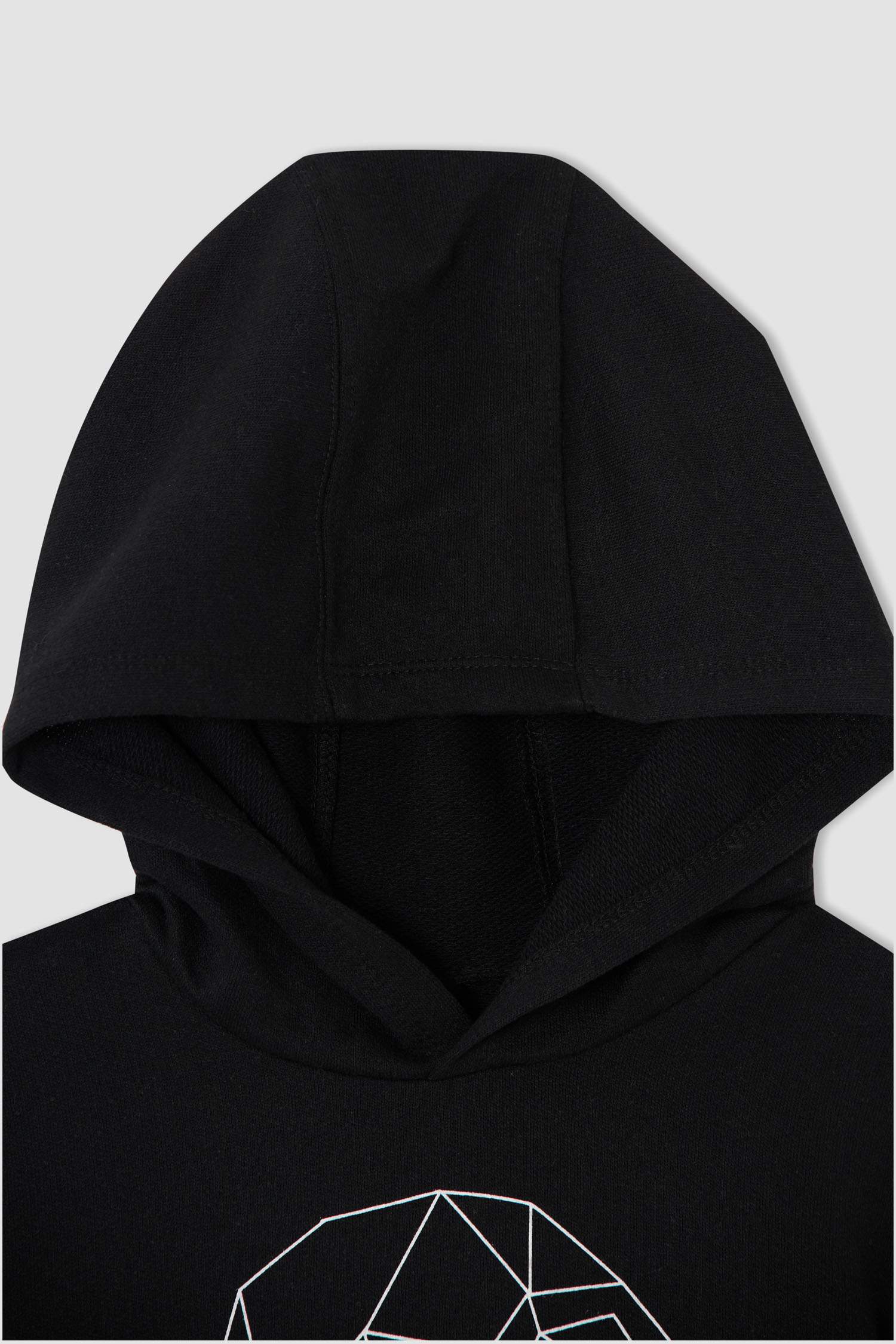 Erkek Çocuk Kuru Kafa Baskılı Sweatshirt ve Jogger Eşofman Alt Takımı
