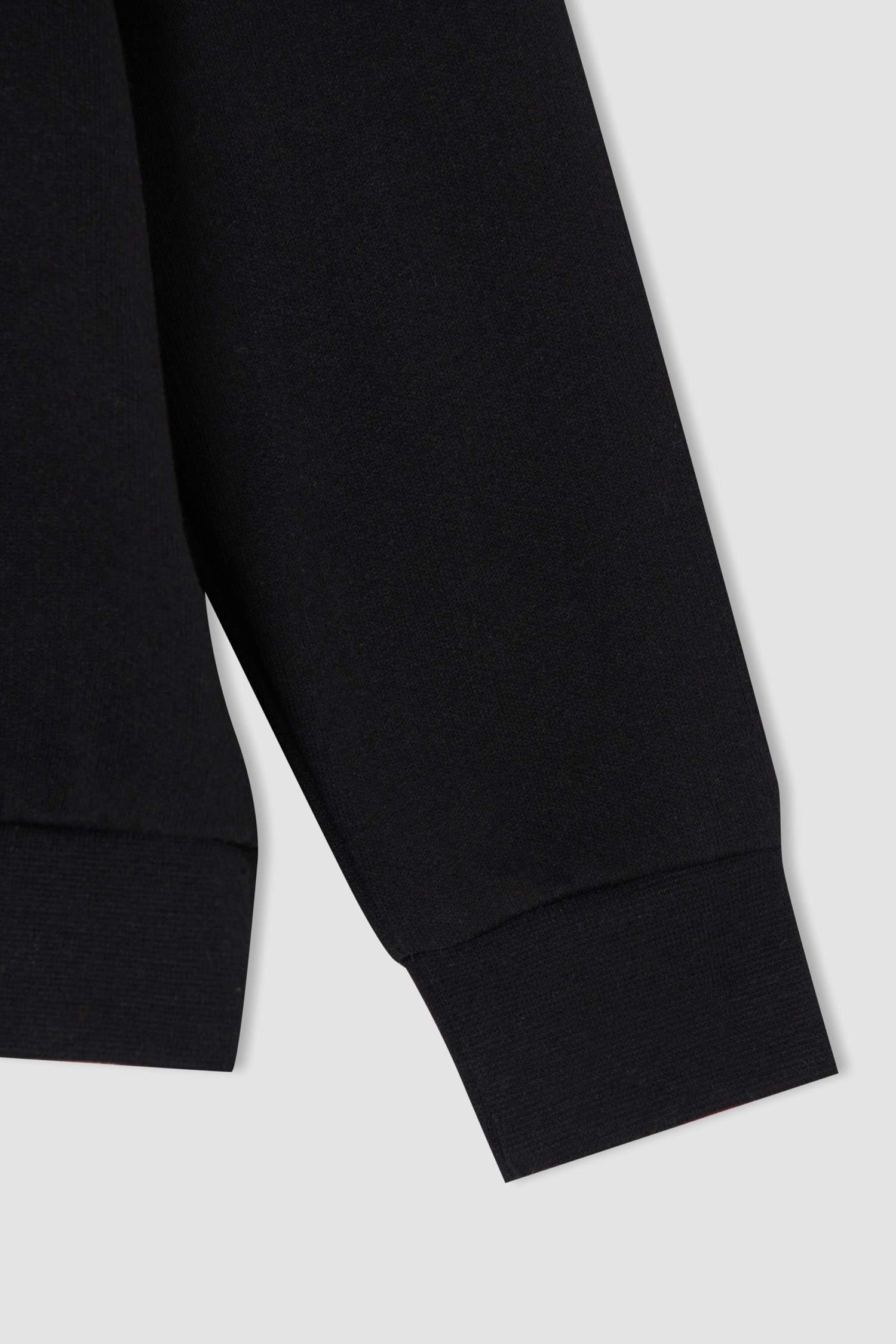 Erkek Çocuk Kuru Kafa Baskılı Sweatshirt ve Jogger Eşofman Alt Takımı