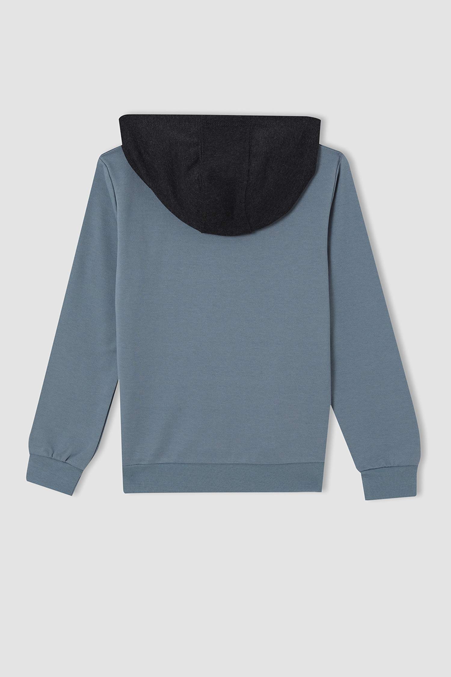 Erkek Çocuk Regular Fit Slogan Baskılı Kapüşonlu Sweatshirt Ve jogger Eşofman Altı Takımı