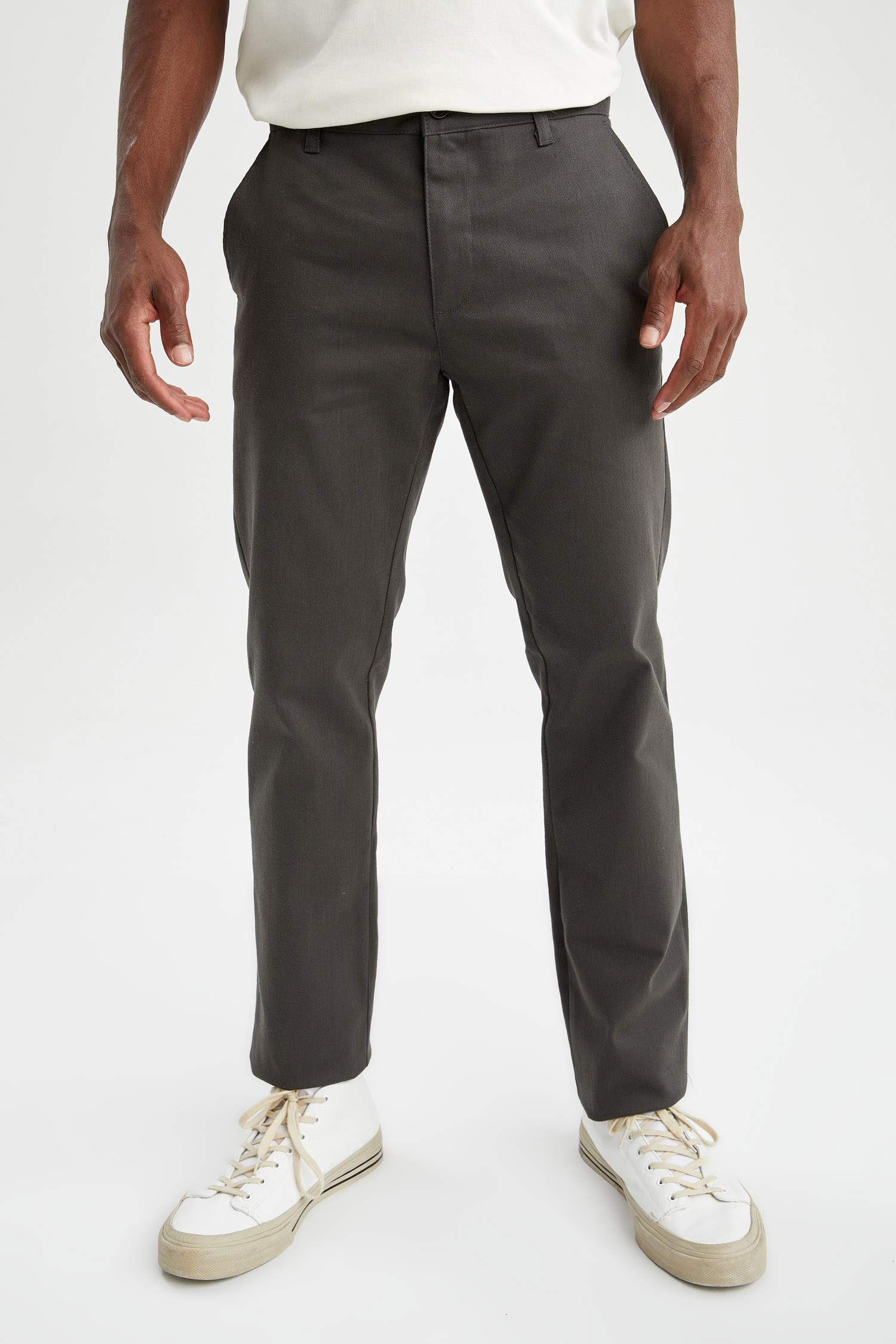 Regular Fit Basic Chino Pantolon