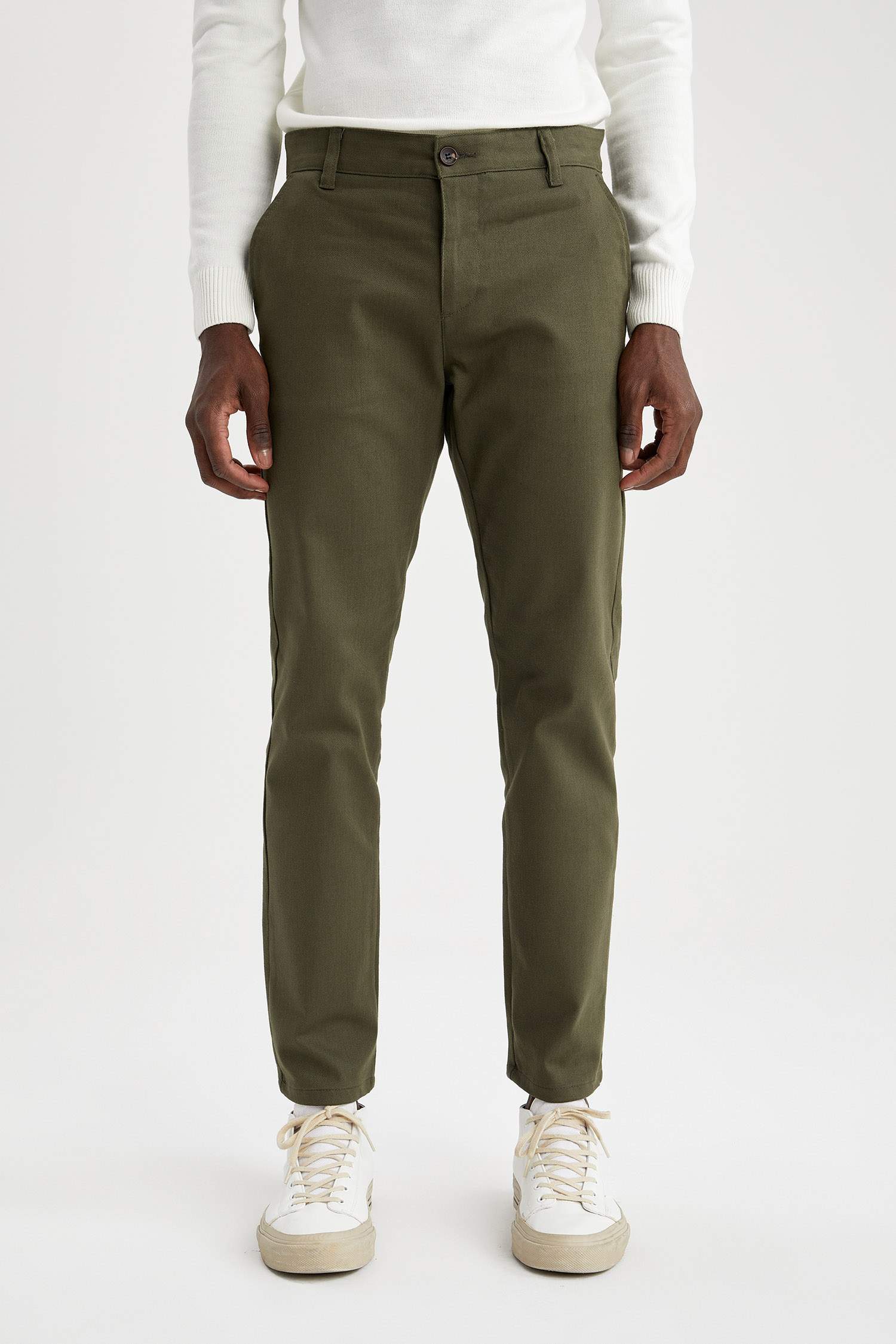 Regular Fit Basic Chino Pantolon