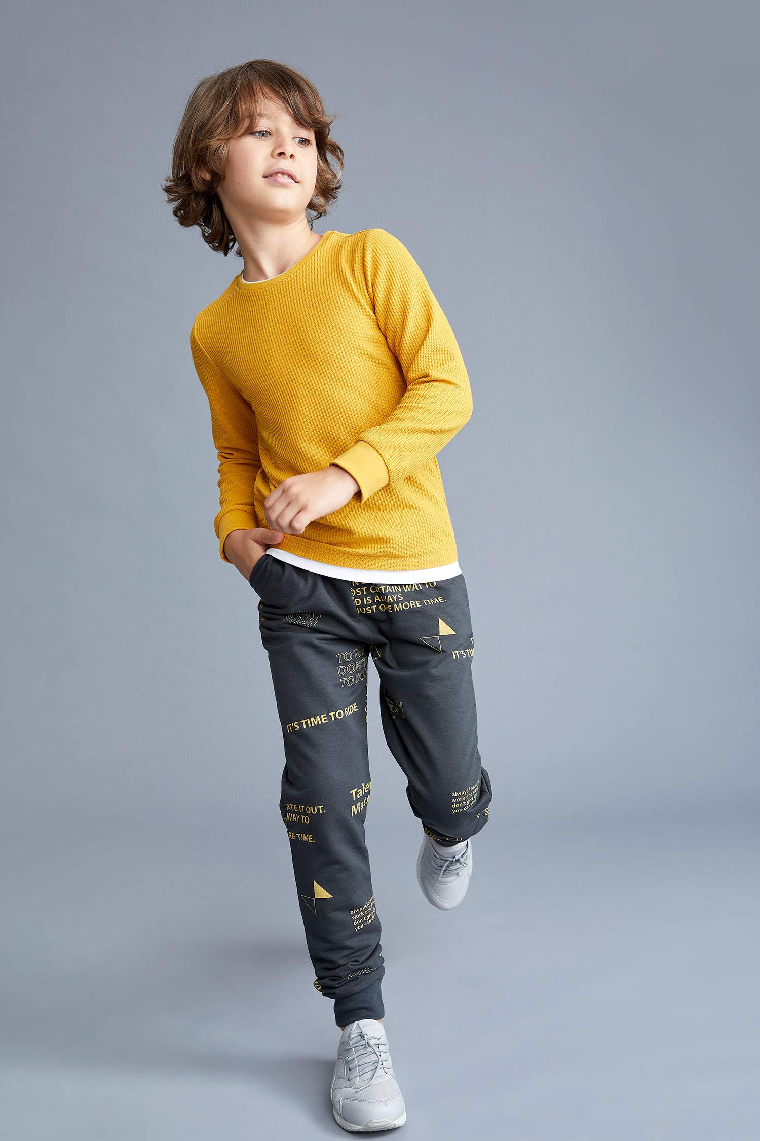 Erkek Çocuk Regular Fit Uzun Kollu Tişört