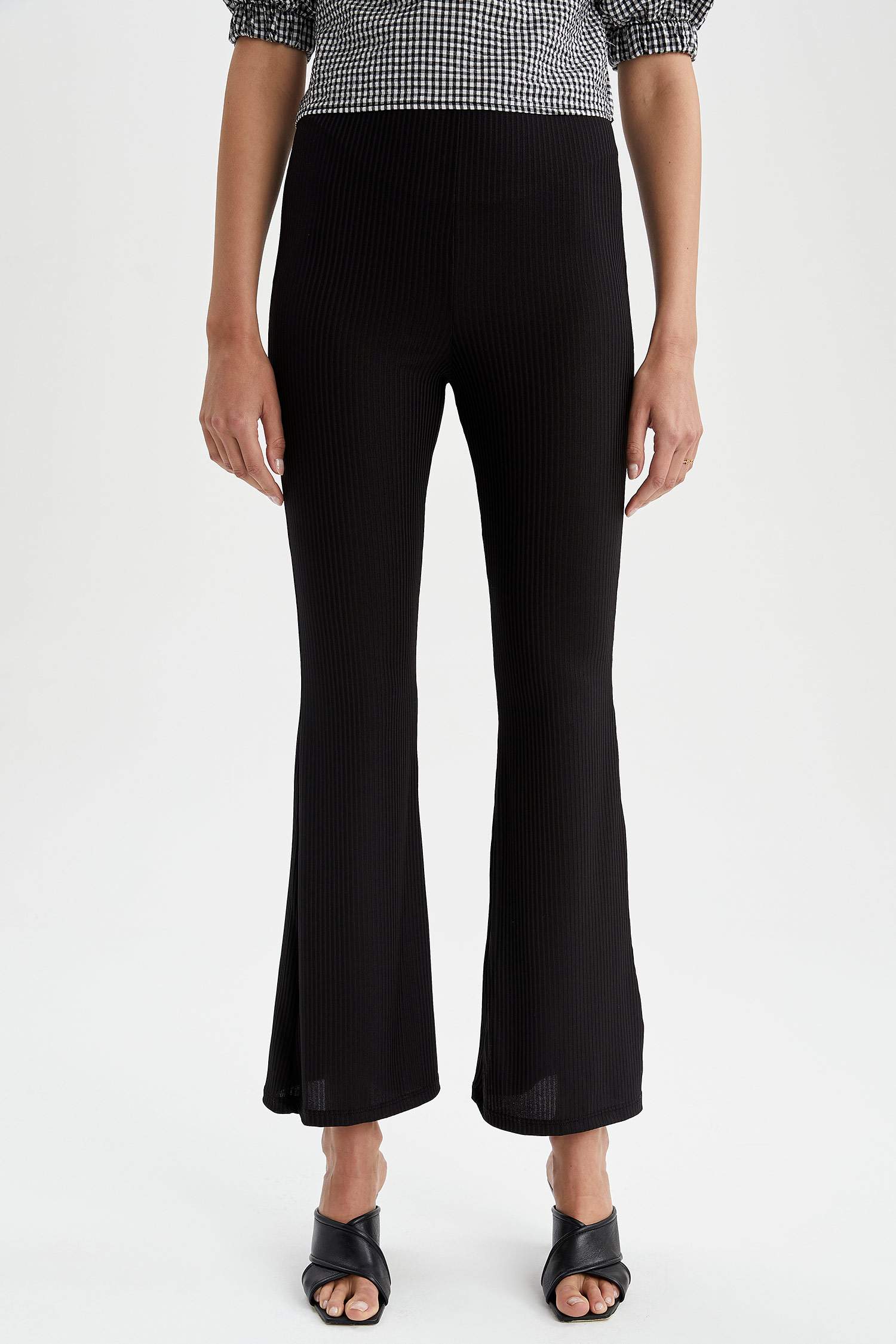 Geniş Paça Slim Fit Palazzo Eşofman Altı