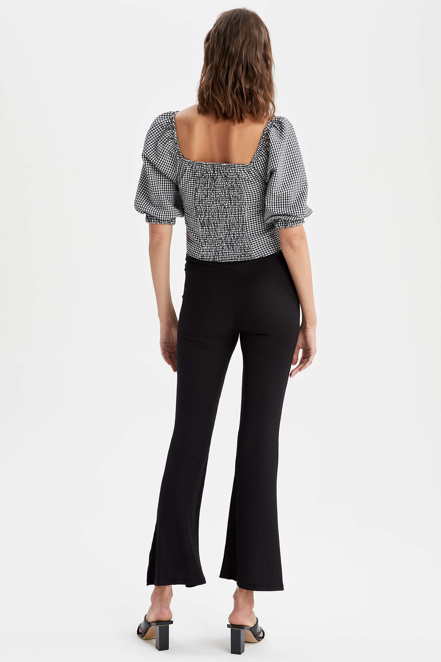 Geniş Paça Slim Fit Palazzo Eşofman Altı