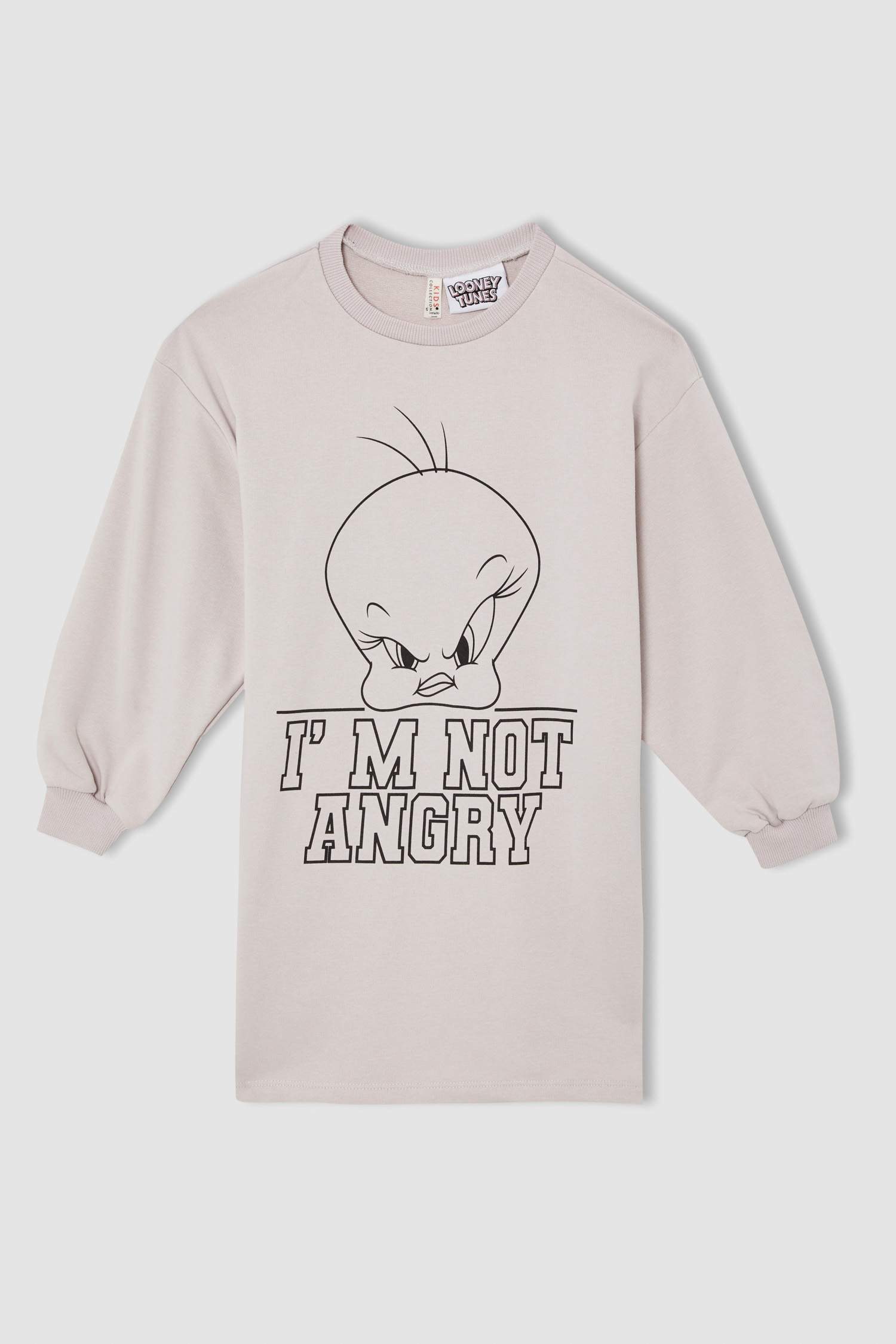 Kız Çocuk Tweety Lisanslı Sweat Elbise